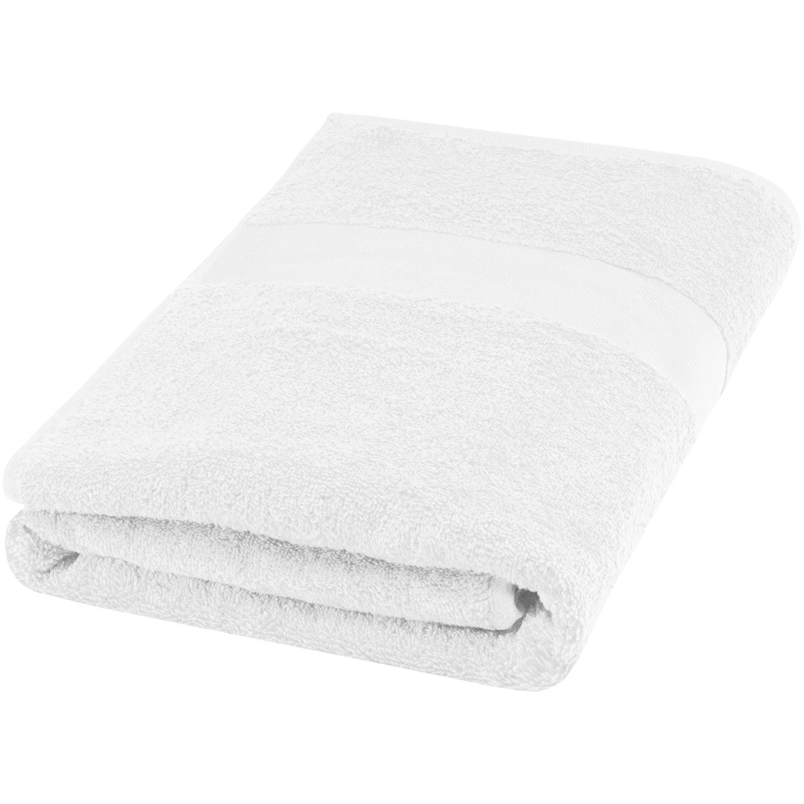 Amelia 450 g/m² Baumwollhandtuch 70 x 140 cm weiss