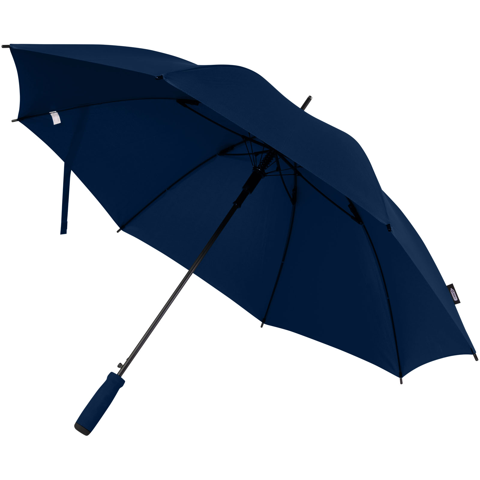 Niel 23" Automatikregenschirm aus recyceltem PET navy
