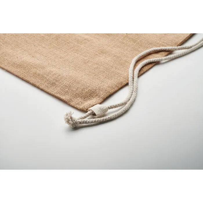 Jute Beutel mit Kordelzug