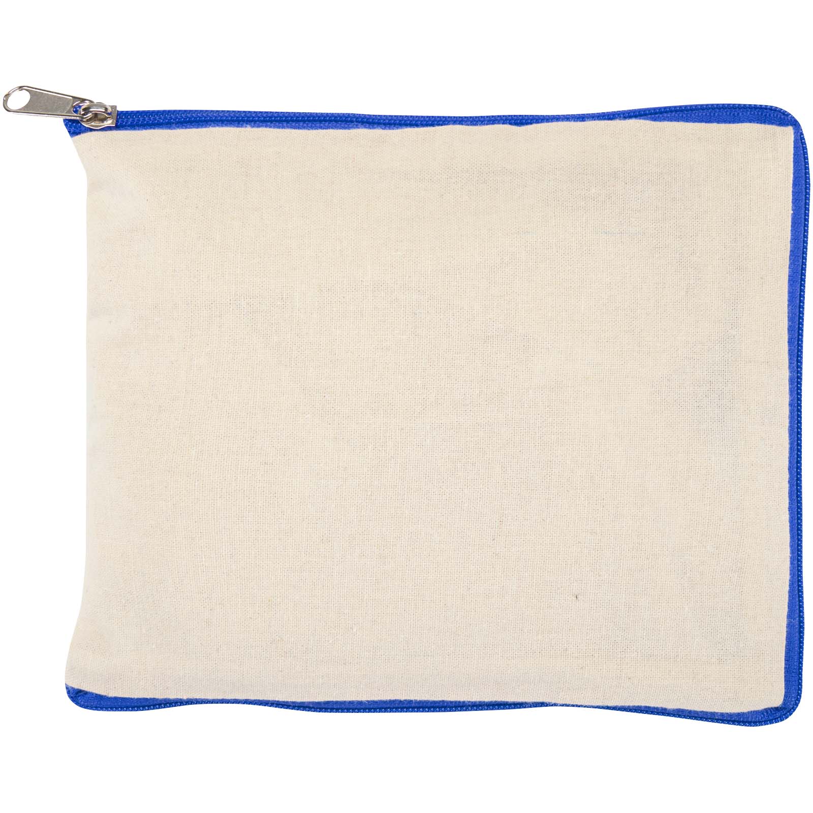 Sierra 140 g/m² Faltbare Tragetasche aus GRS recycelter Baumwolle 12L natur, royalblau