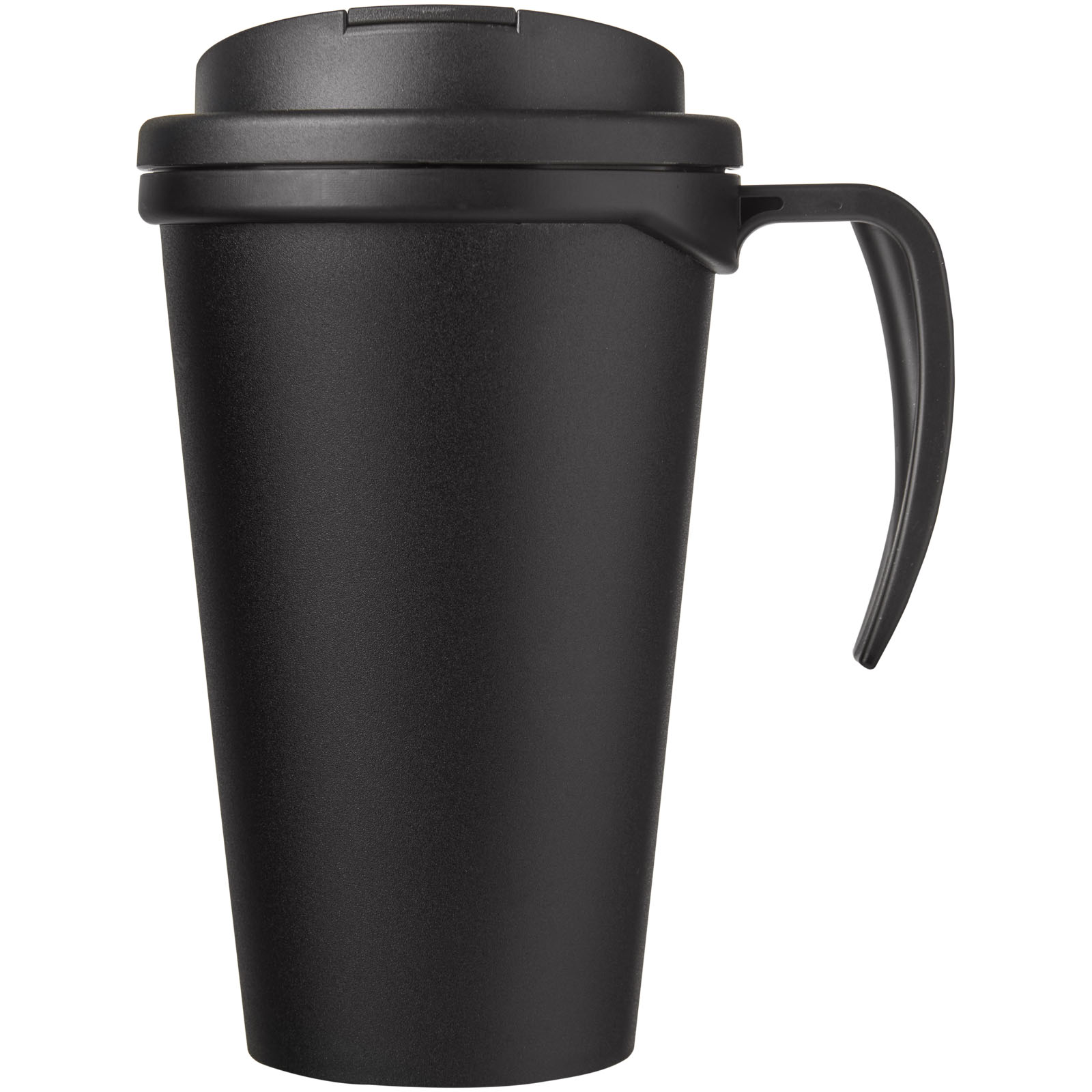 Americano® Grande 350 ml Isolierbecher mit auslaufsicherem Schraubverschluss schwarz, schwarz