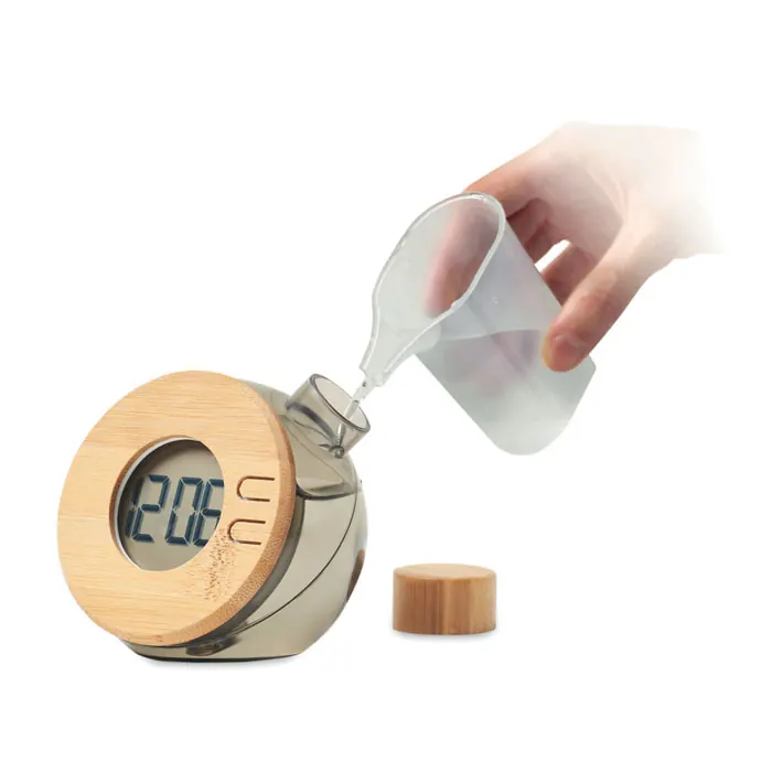 Wasserbetriebene LCD-Uhr