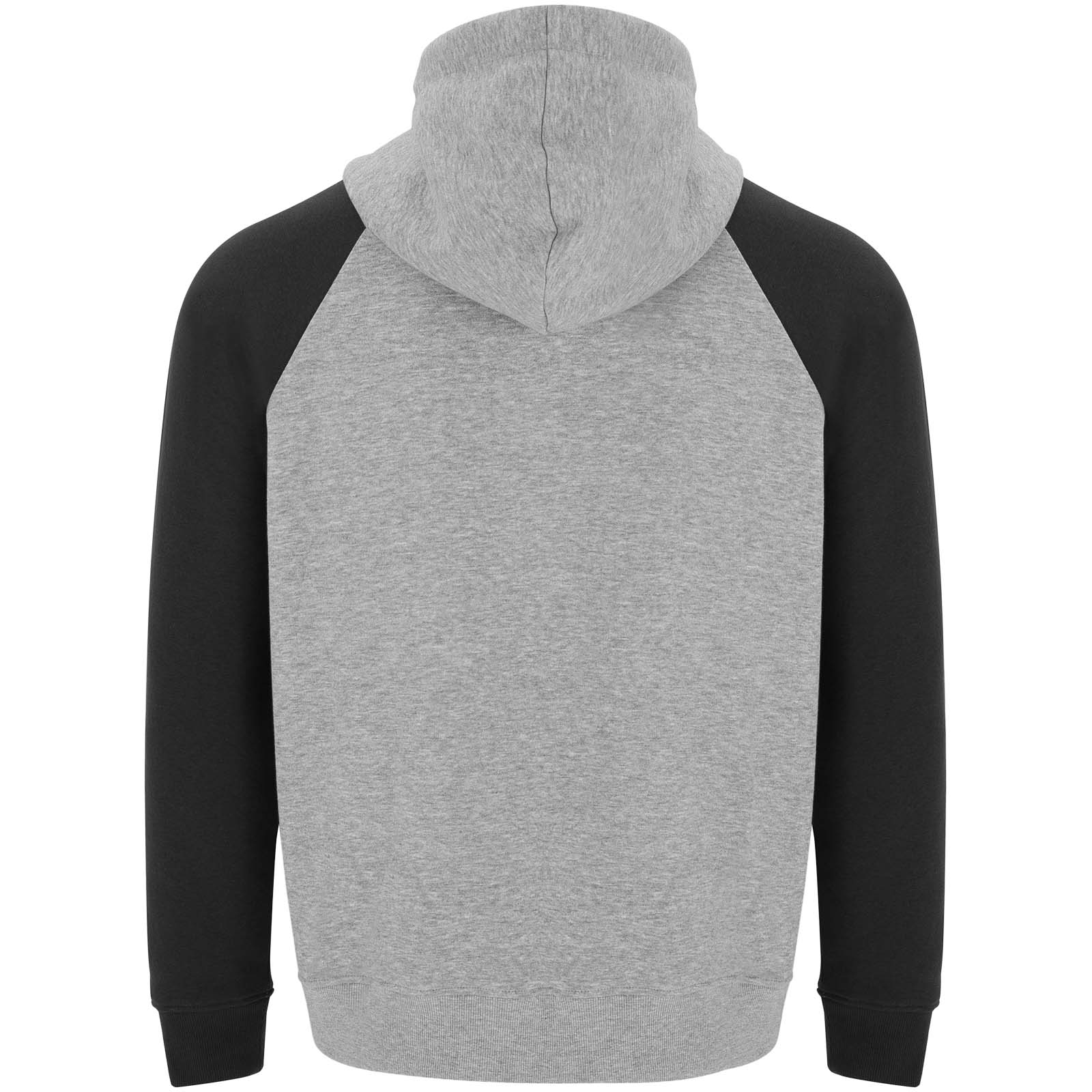 Badet 280 g/m² zweifarbiger Kapuzenpullover Unisex heather grau, schwarz
