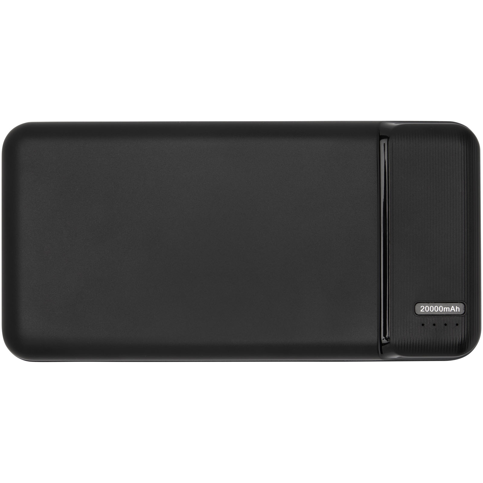 Loop 20.000 mAh Powerbank aus recyceltem Kunststoff schwarz