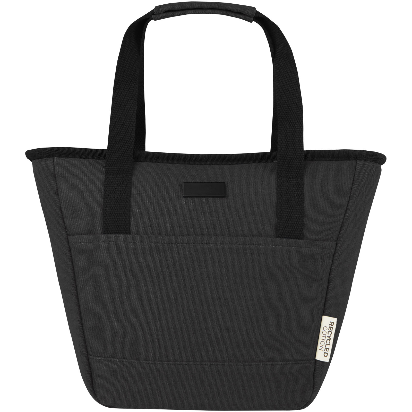 Joey GRS-recycelte Canvas Lunch Kühltasche 6 L für 9 Dosen schwarz