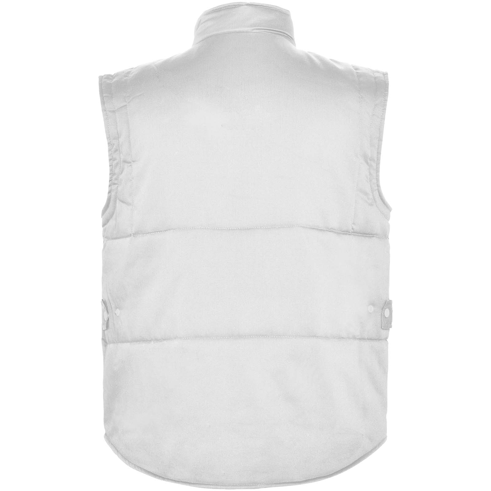 Almanzor Vielseitige Thermo Arbeitsweste mit hohem Kragen weiss