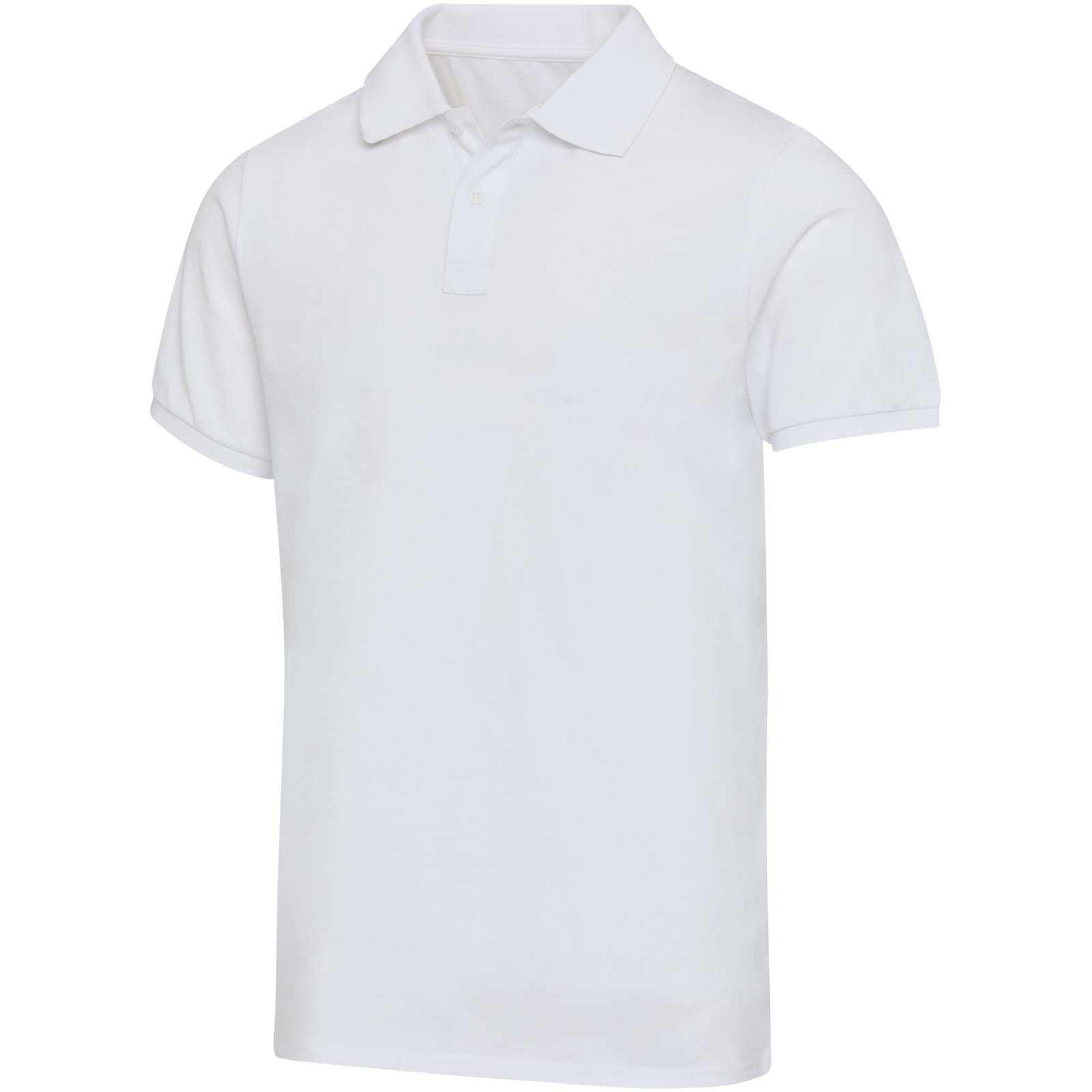 Beryl 220 g/m² Kurzärmeliges Poloshirt Bio-Recyclingmaterial (OCS), unisex weiss