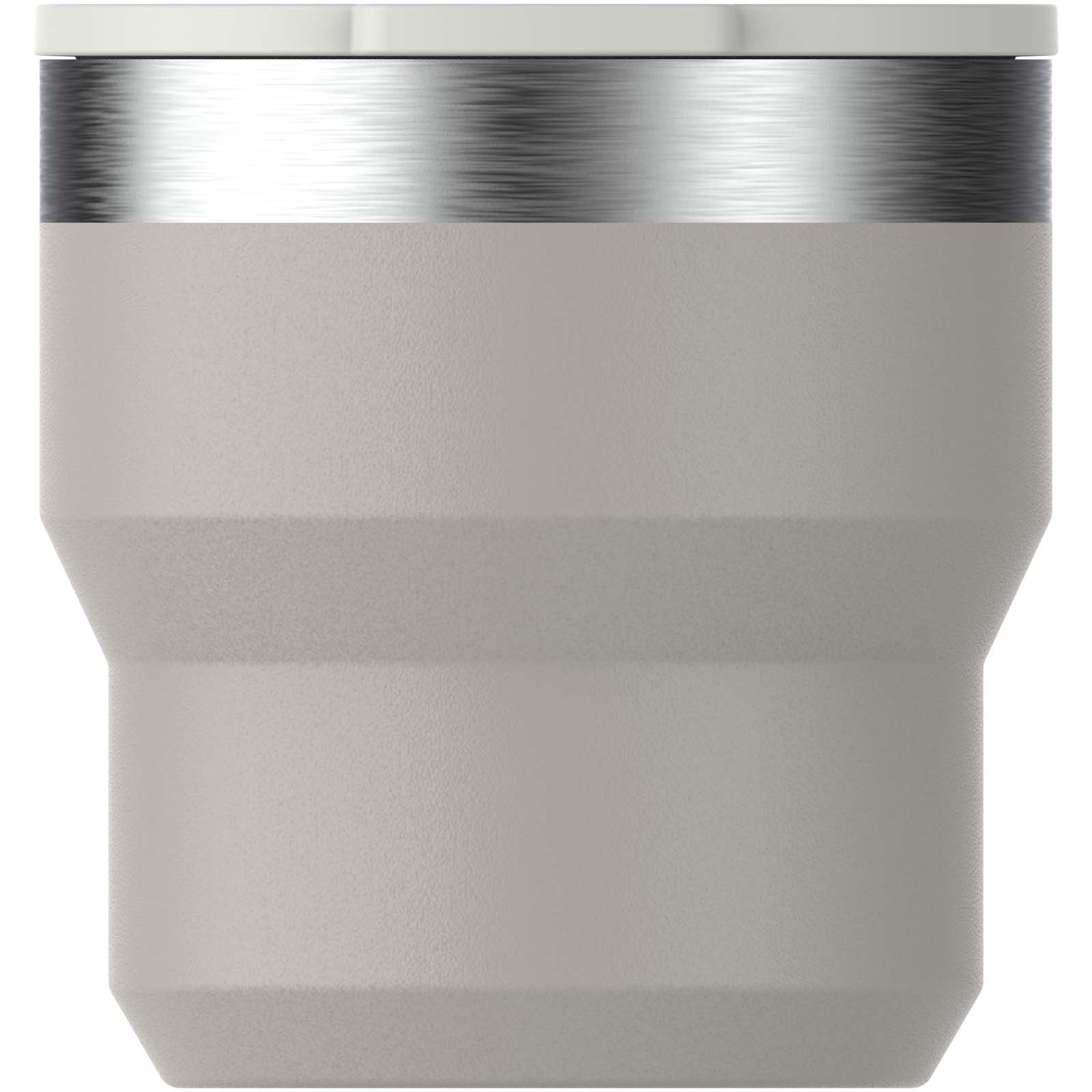 Stanley Stay Hot 295 ml Edelstahl isolierter, stapelbarer Camp Becher grau