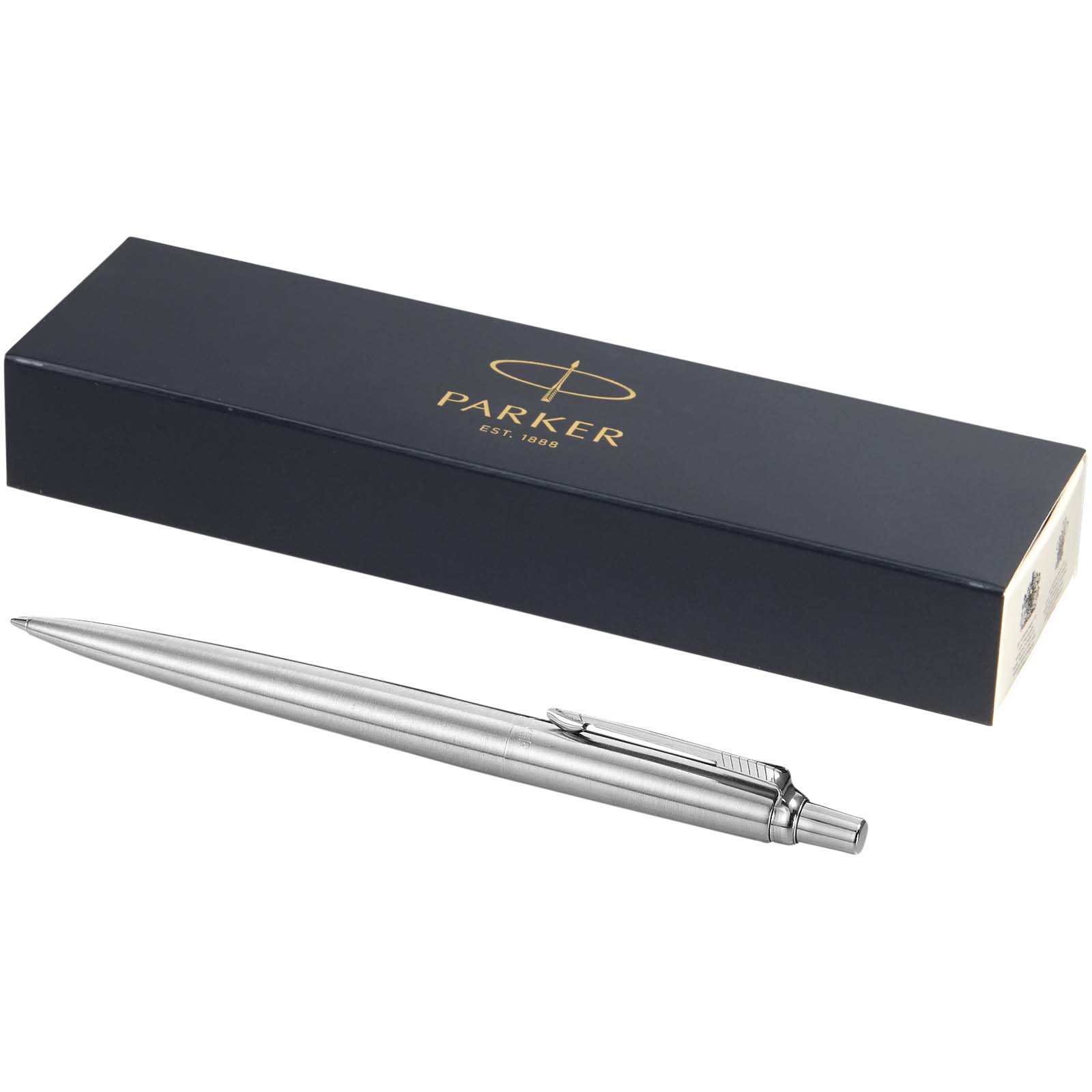 Parker Jotter Edelstahl Kugelschreiber (blaue Mine) stahl