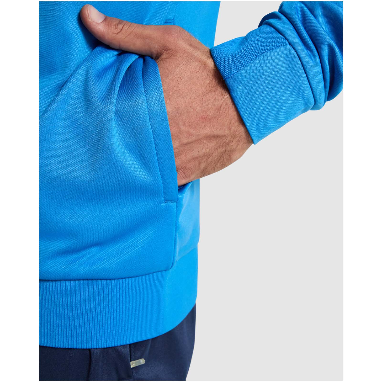 Valier Herren Sweatshirt mit durchgehendem Reißverschluss schwarz