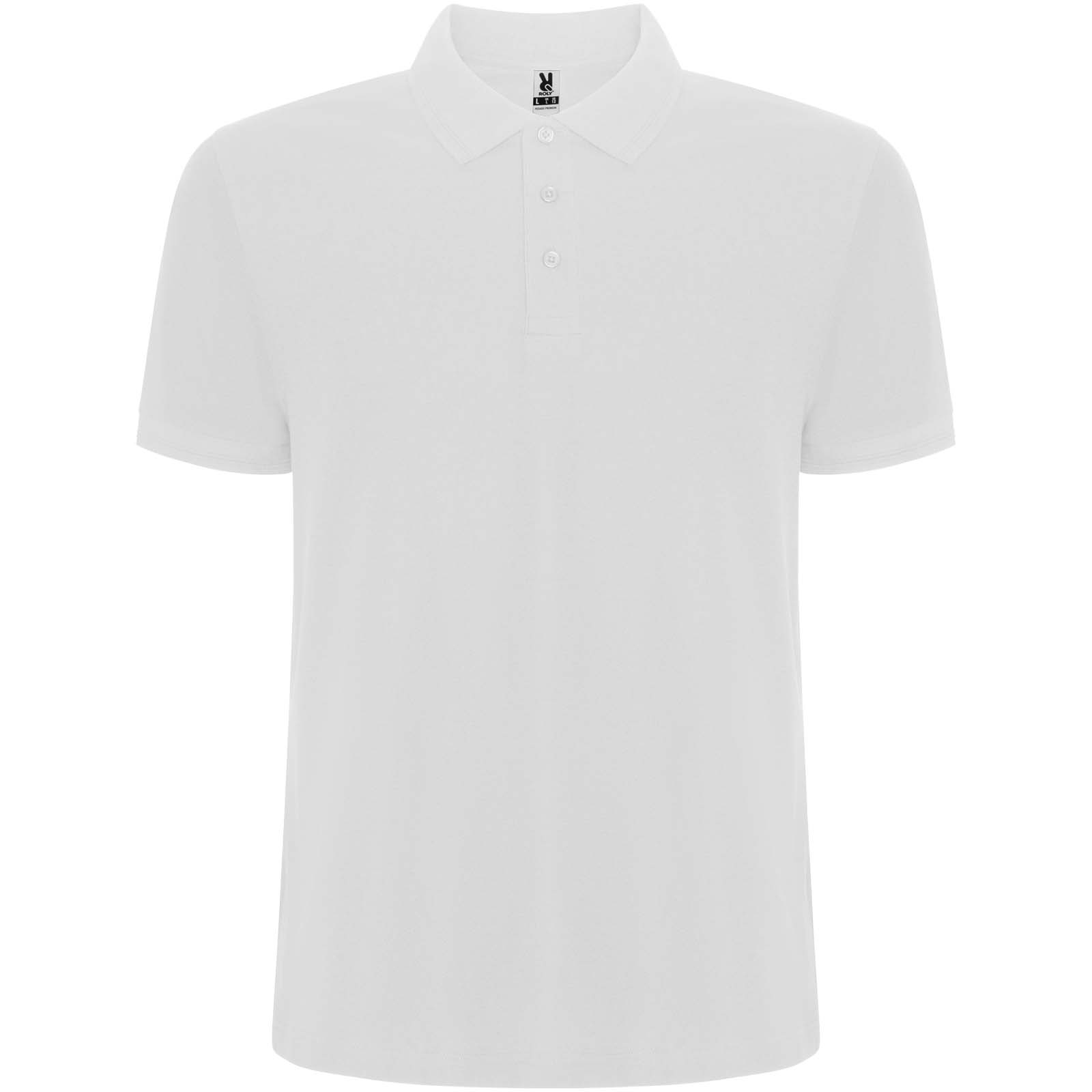 Pegaso 220 g/m² Premium Poloshirt für Herren weiss