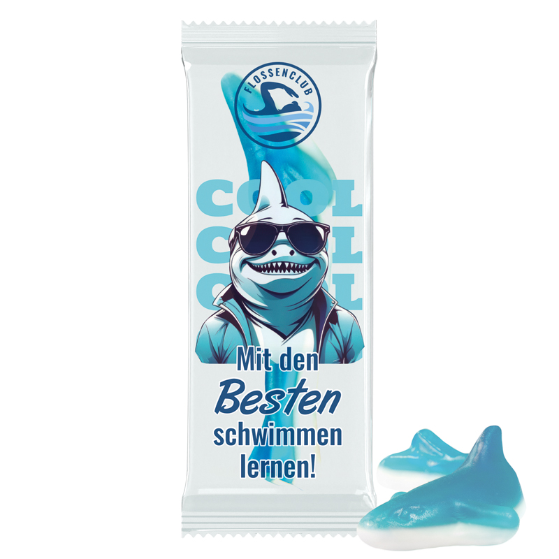 Trolli Fruchtgummi "Hai", Folie