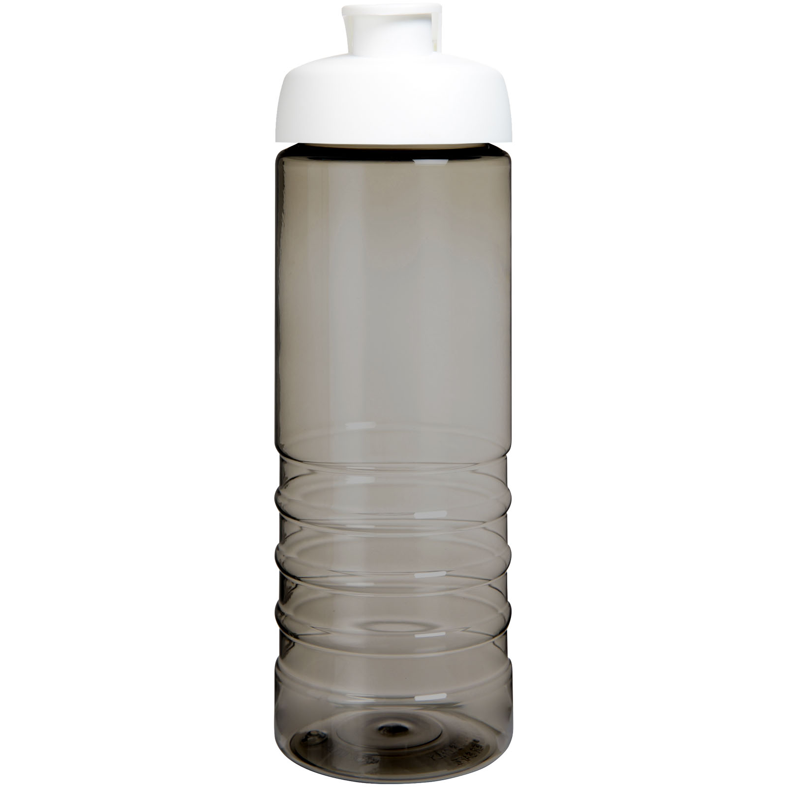 H2O Active® Eco Treble 750 ml Sportflasche mit Stülpdeckel kohle, weiss