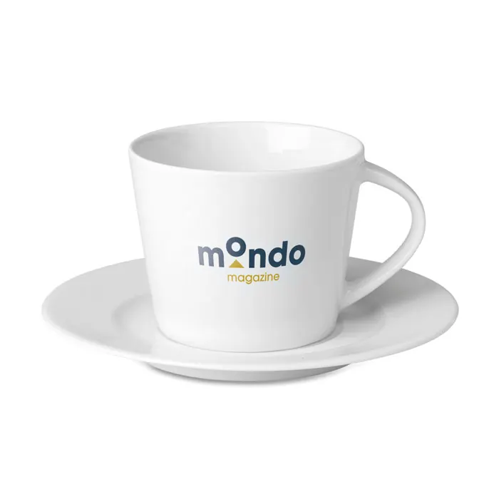 Cappuccino Tasse und Untertasse