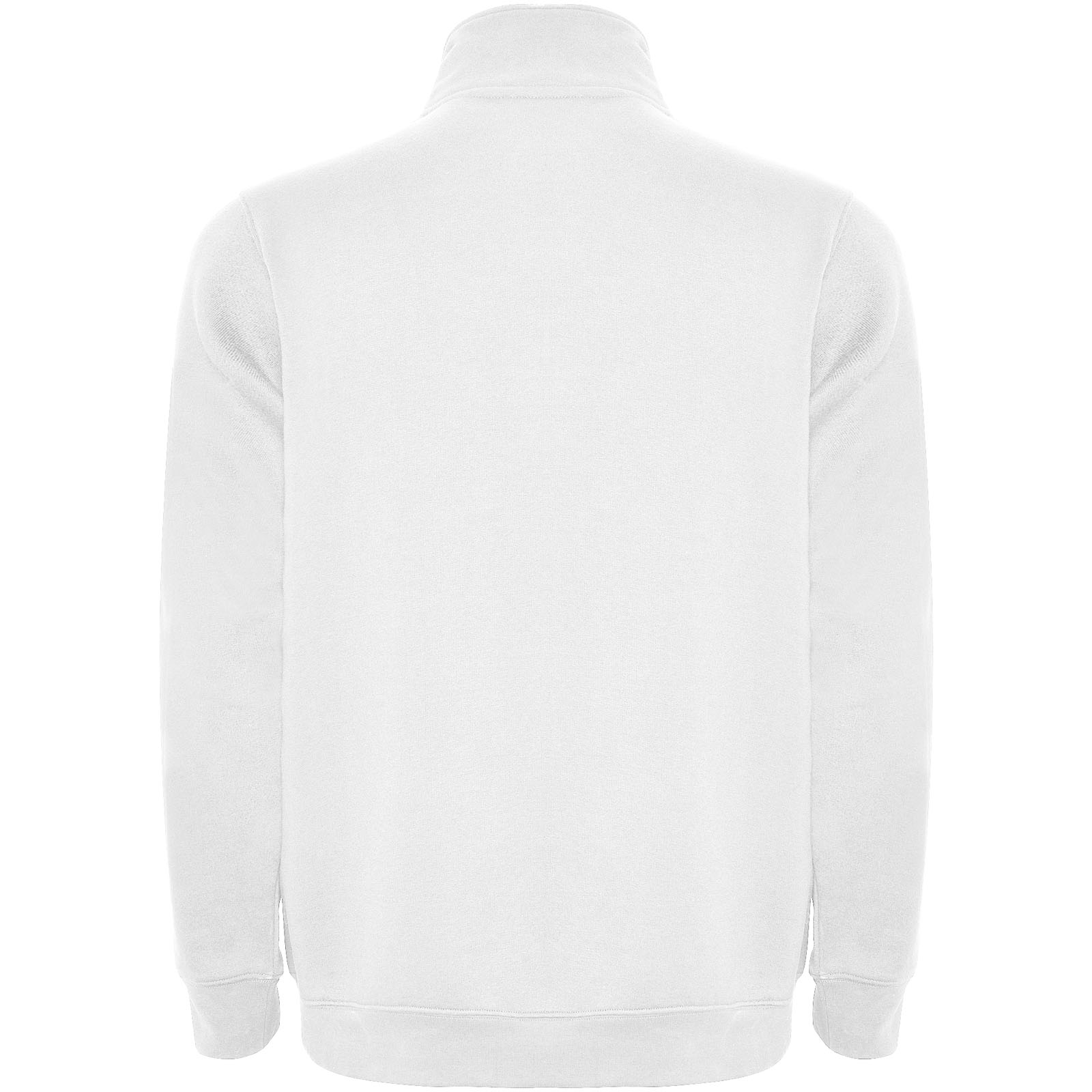 Aneto 280 g/m² Pullover mit Viertelreißverschluss weiss
