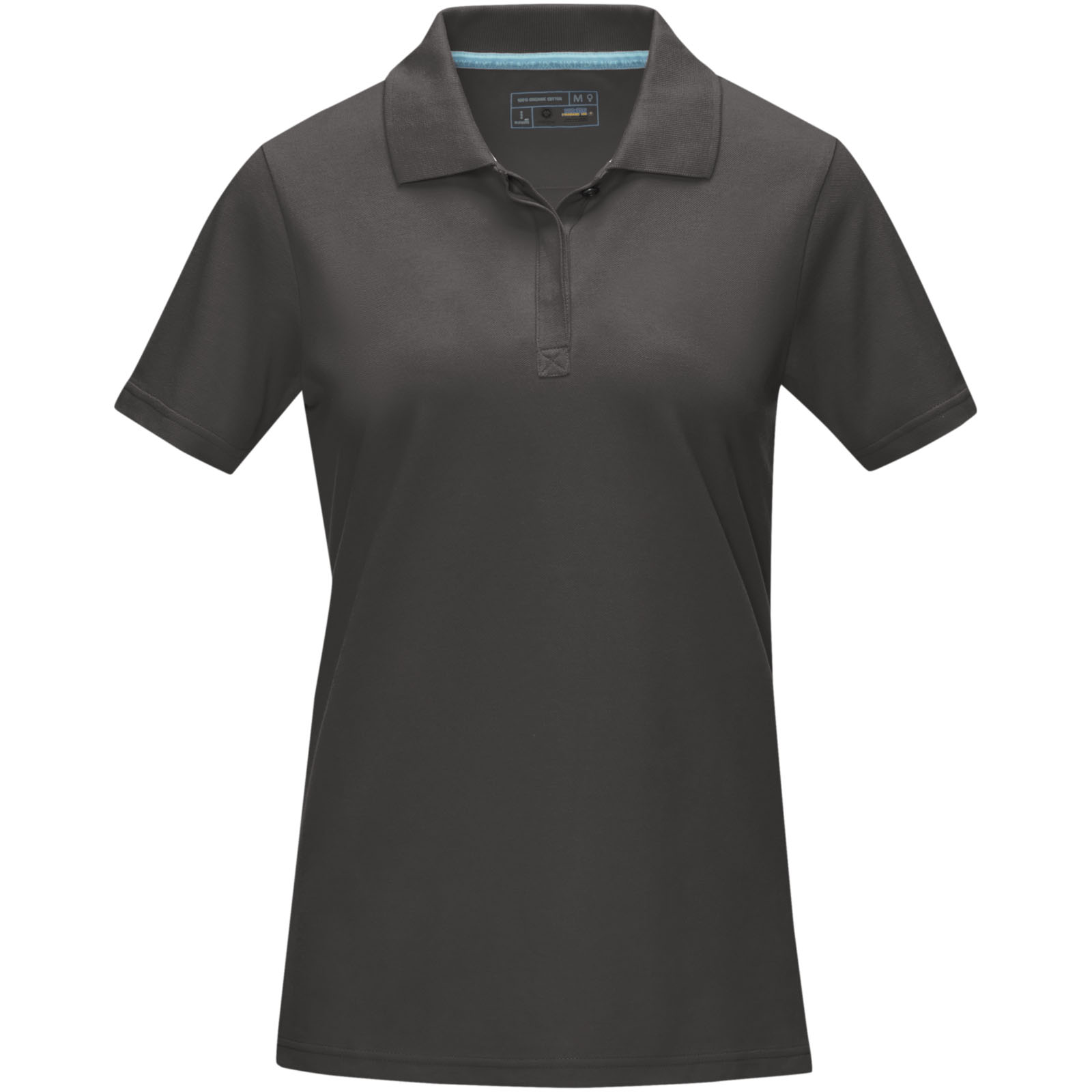 Graphite Poloshirt aus Bio-Baumwolle für Damen storm grey