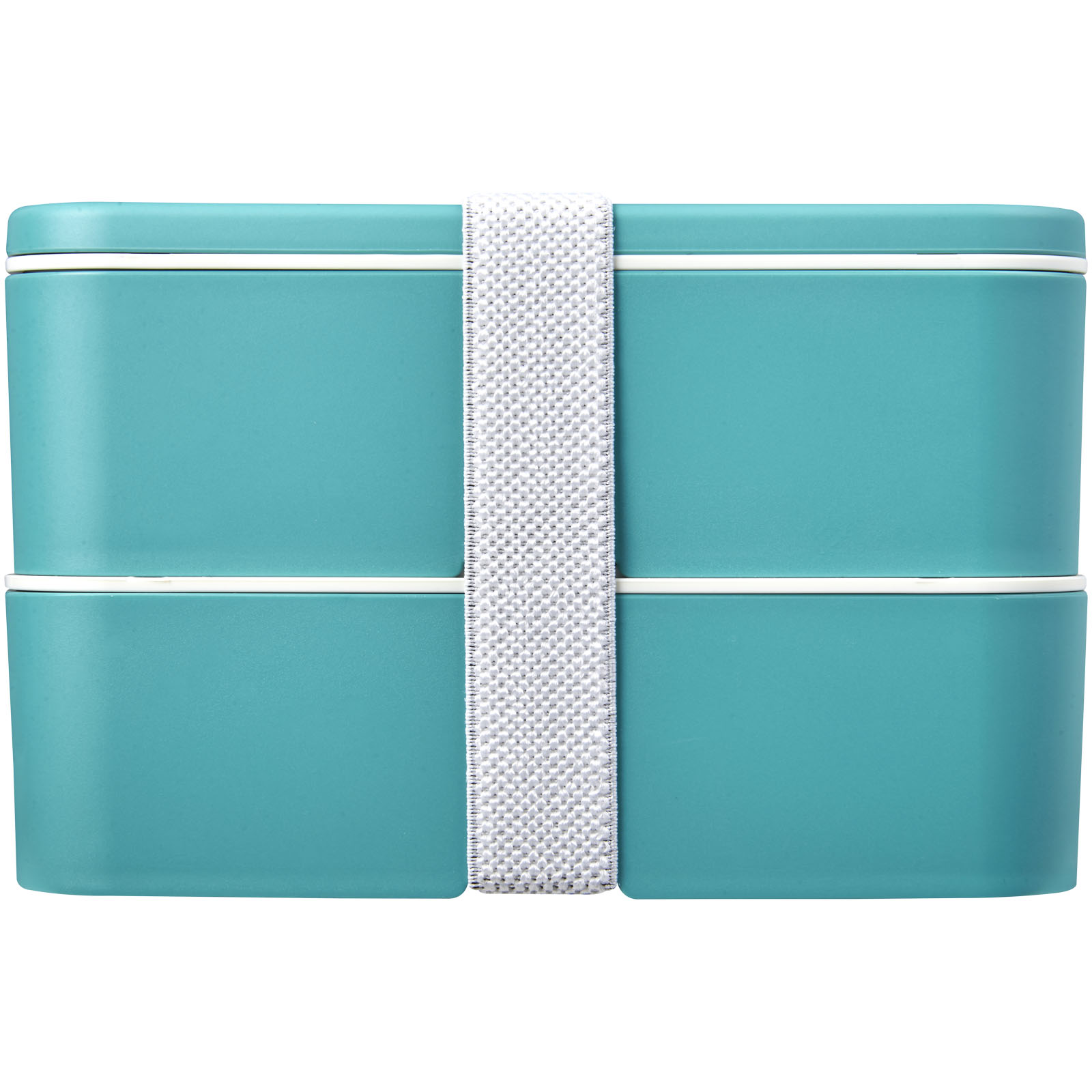 MIYO Renew 700+700 ml Doppel-Lunchbox riffblau, riffblau, weiss