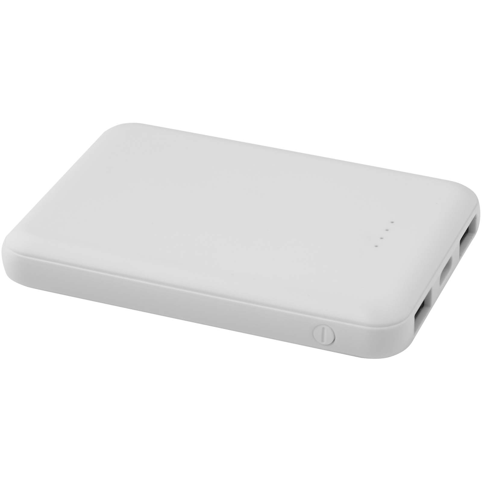 Asama 5000 mAh Typ-C Powerbank aus recyceltem Kunststoff weiss