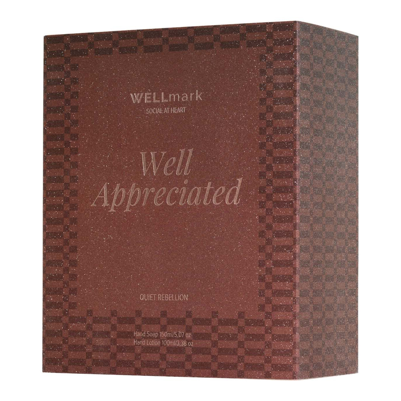 Wellmark Quiet Rebellion Handpflege Set Maroon rot