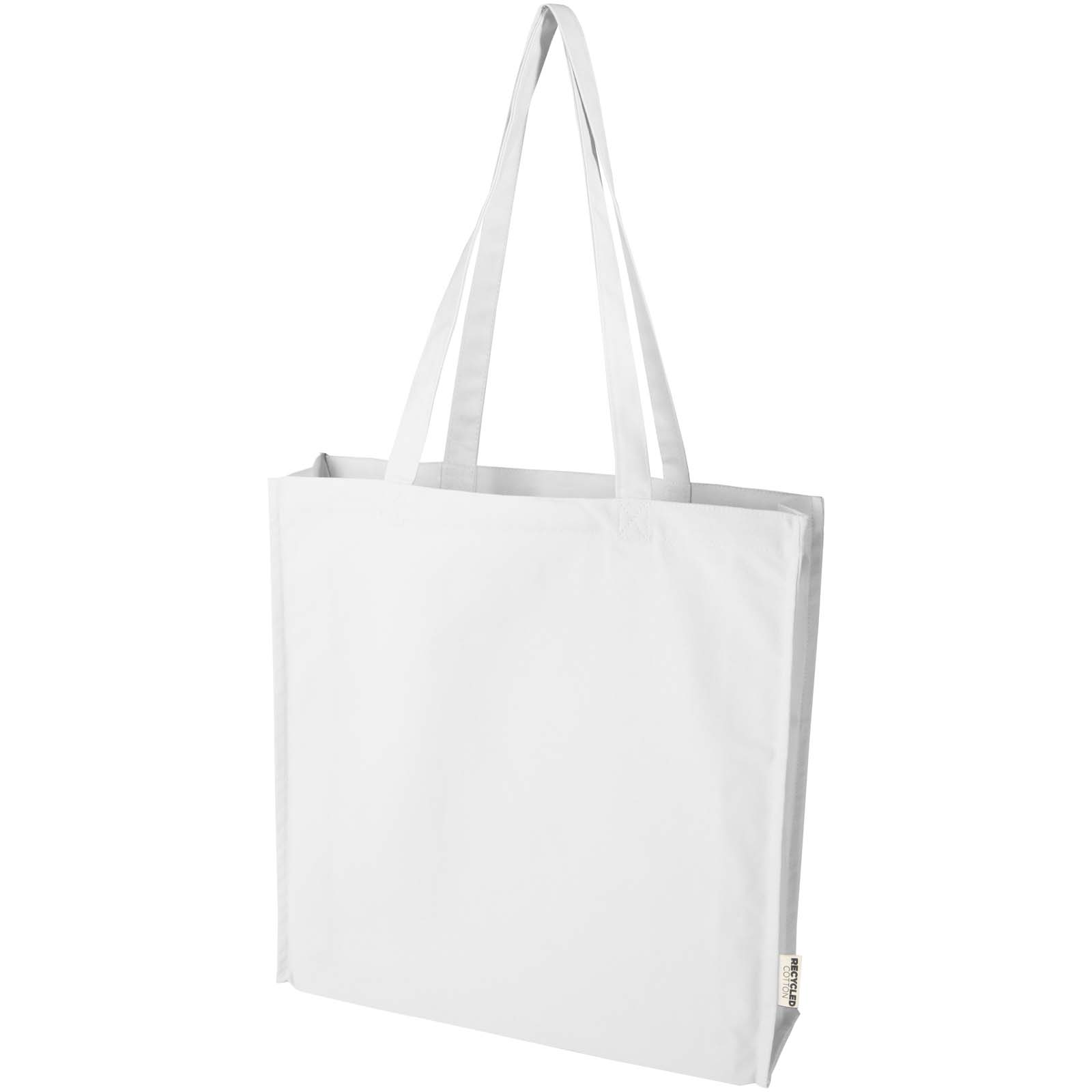 Florida 270 g/m² Tragetasche mit Seitenfalten 14L weiss
