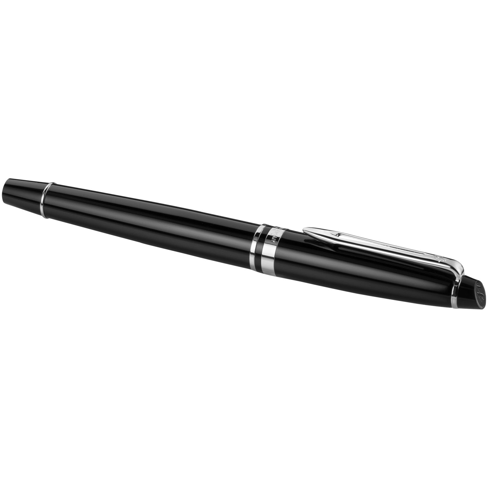 Waterman Expert Füllfederhalter (blaue Mine) schwarz, chrom