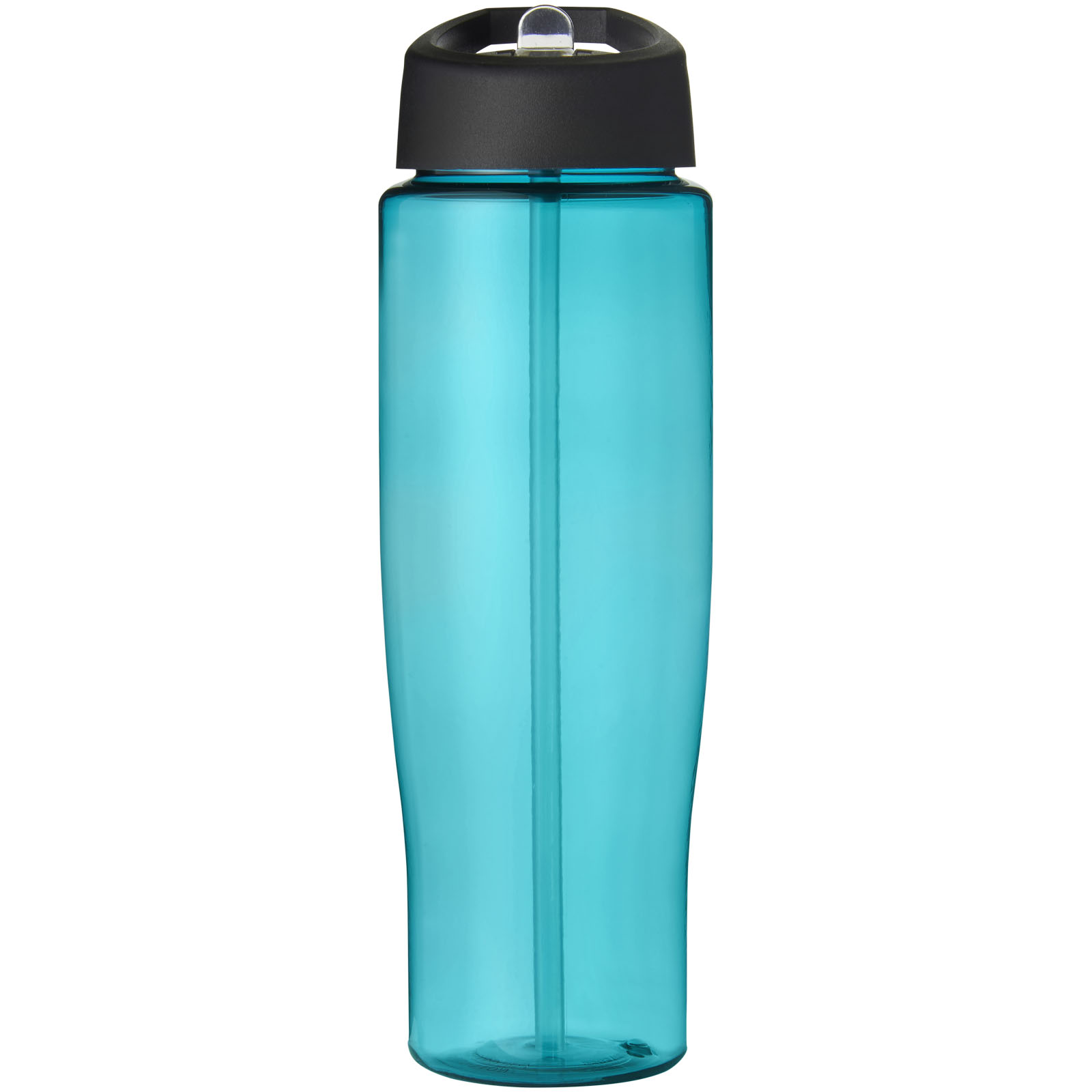 H2O Active® Tempo 700 ml Sportflasche mit Ausgussdeckel aquablau, schwarz