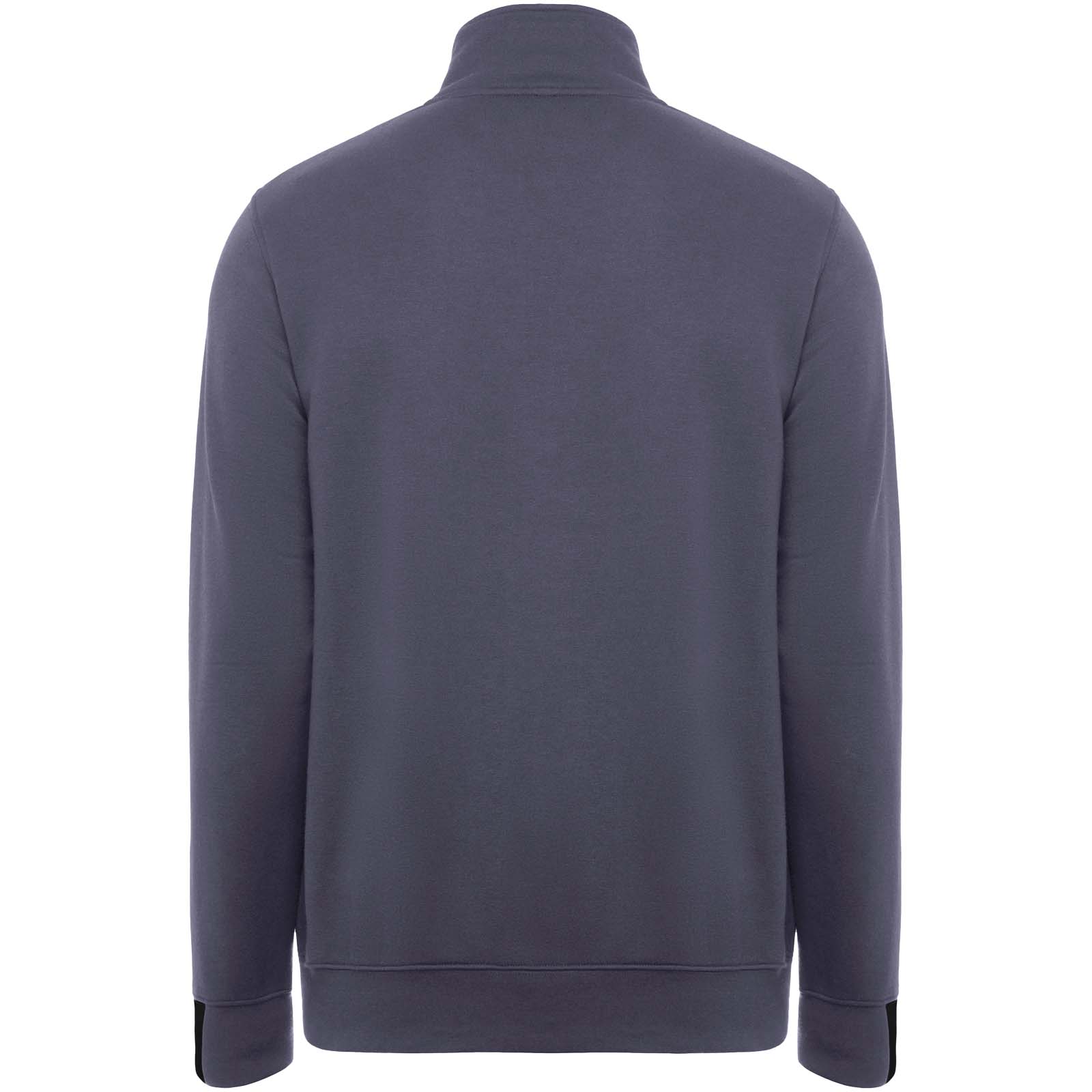 Maverick Pullover für Herren mit halbem Reißverschluss, 280 g/m2 blei, schwarz