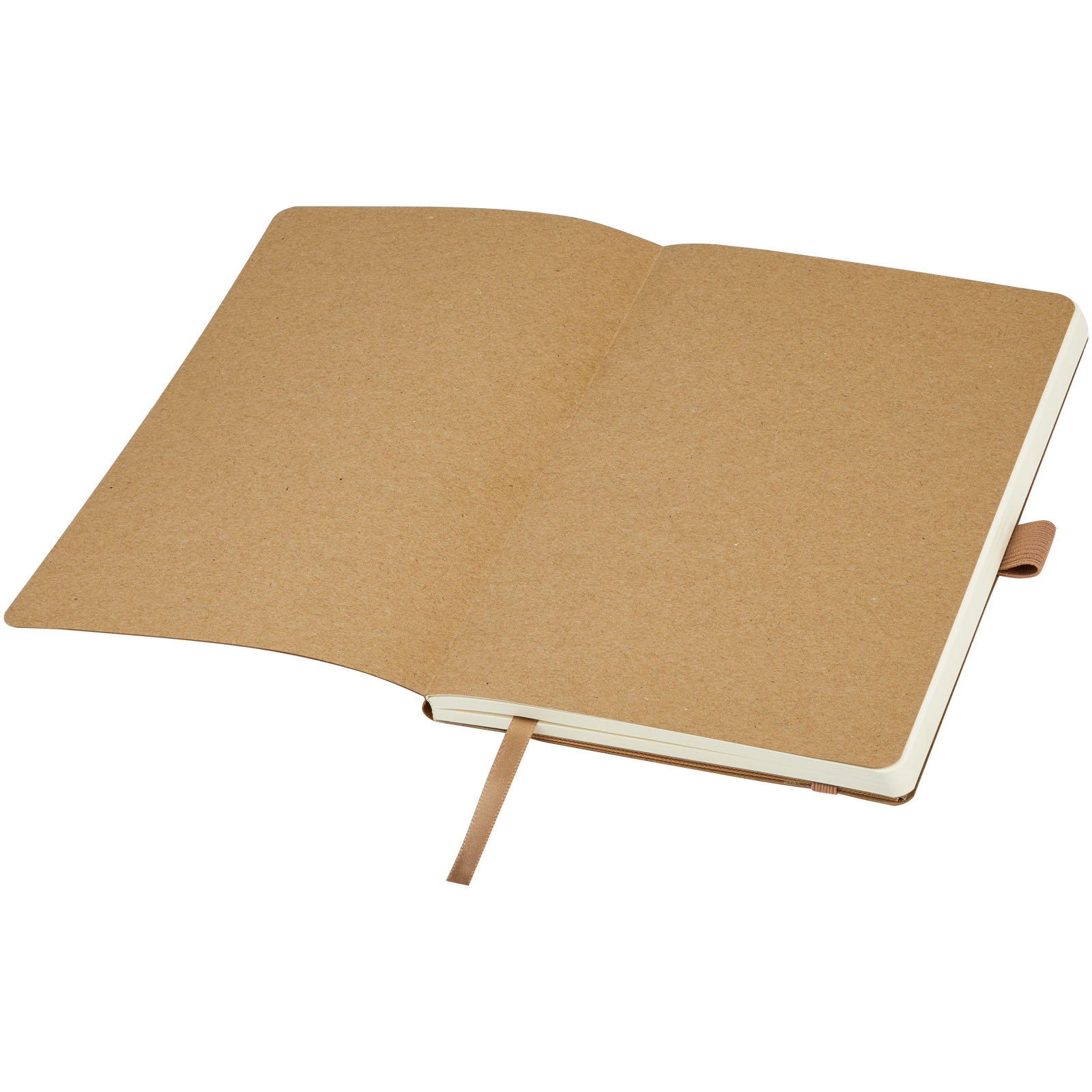 Kilau Notizbuch aus recyceltem Leder natur