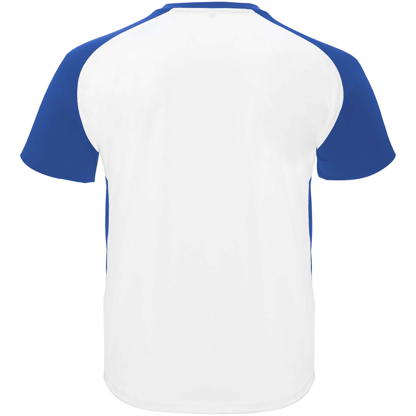 Bugatti T-Shirt Unisex aus recyceltem Material weiss, royalblau