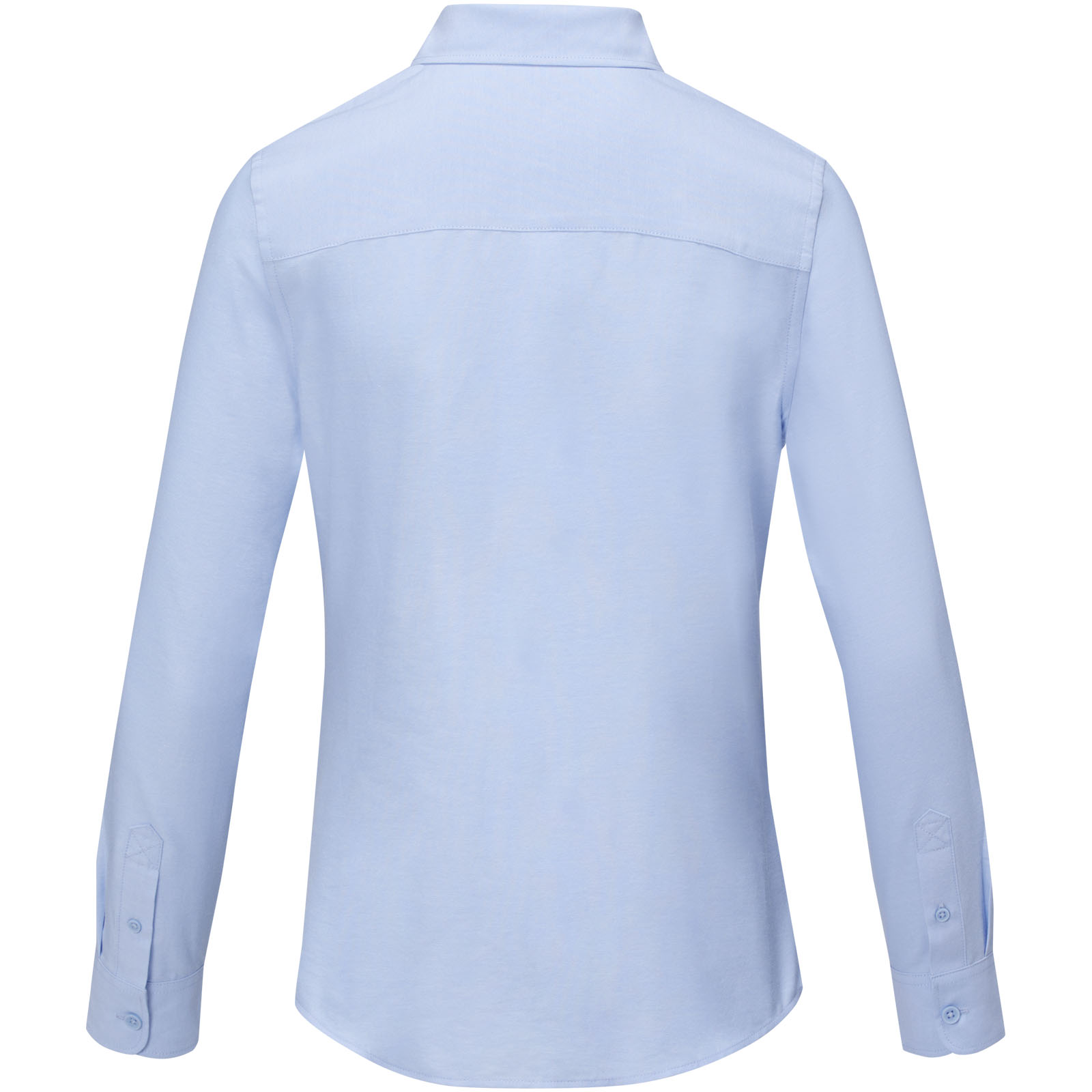 Pollux 130 g/m² Damenbluse mit langen Ärmeln hellblau