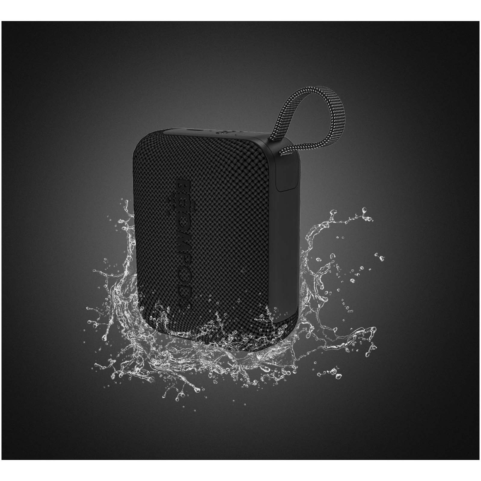Boompods Beachboom Mini 5 W wasserdichter Mini Lautsprecher schwarz