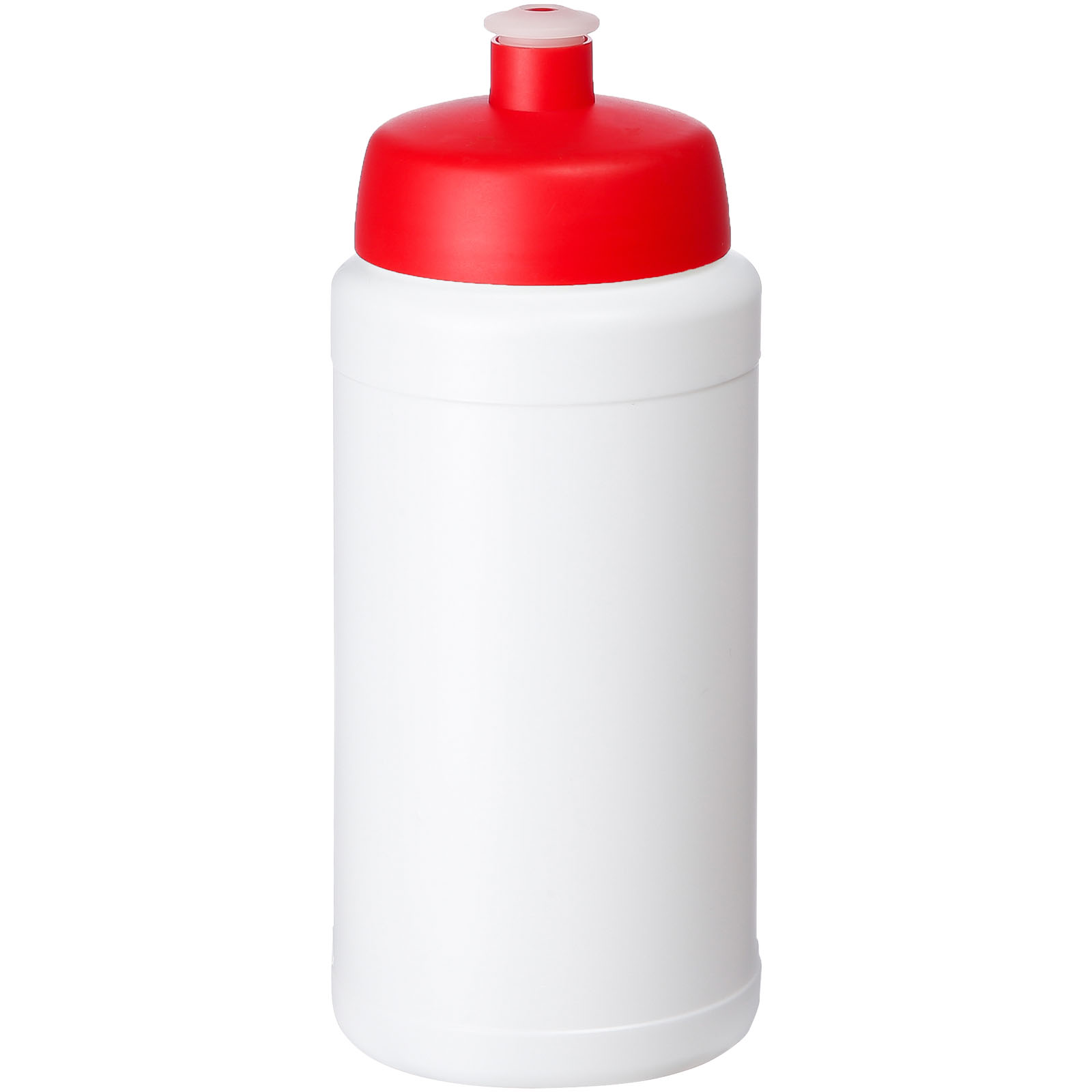 Baseline® Plus 500 ml Flasche mit Sportdeckel weiss, rot