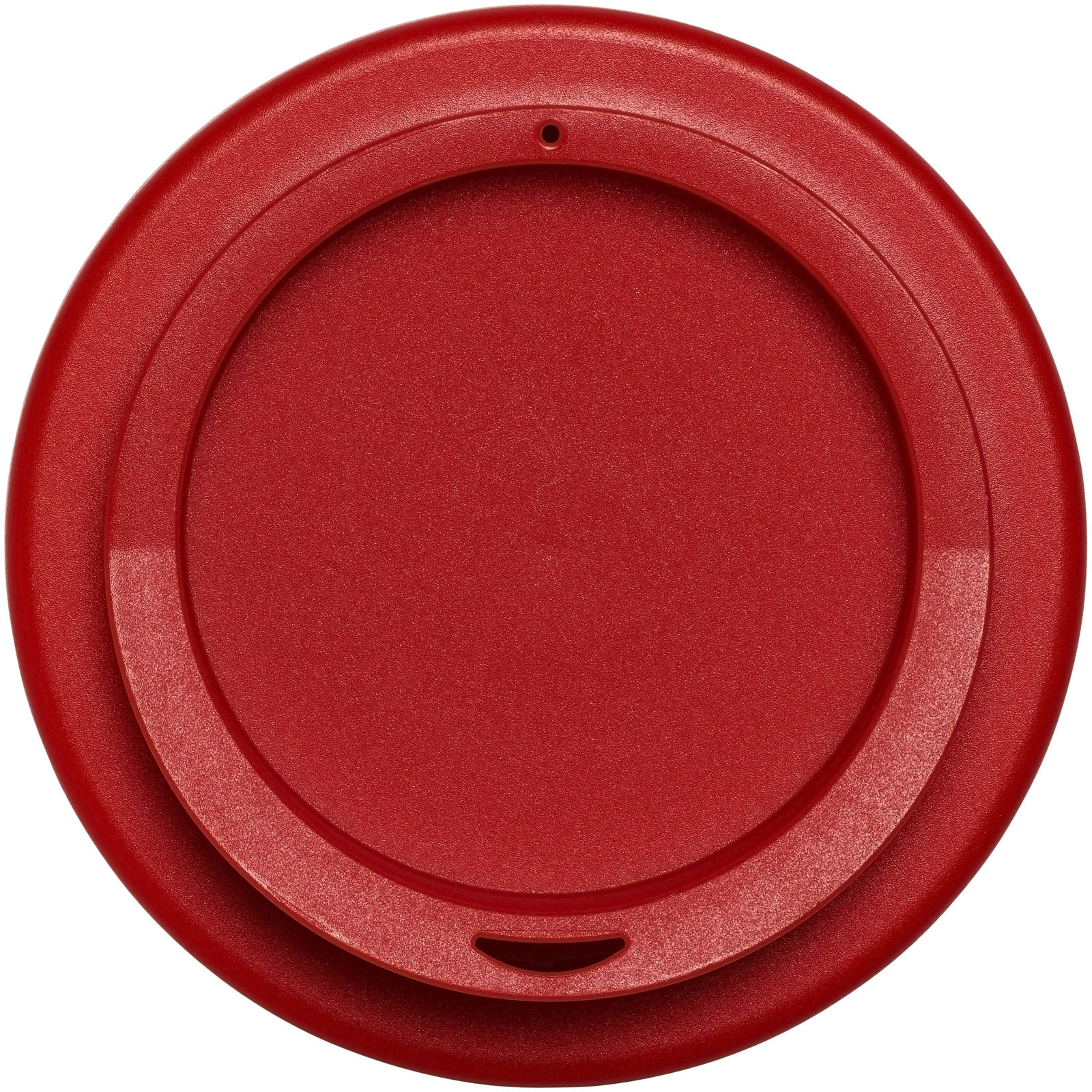 Americano® Eco 350 ml recycelter Becher schwarz, rot