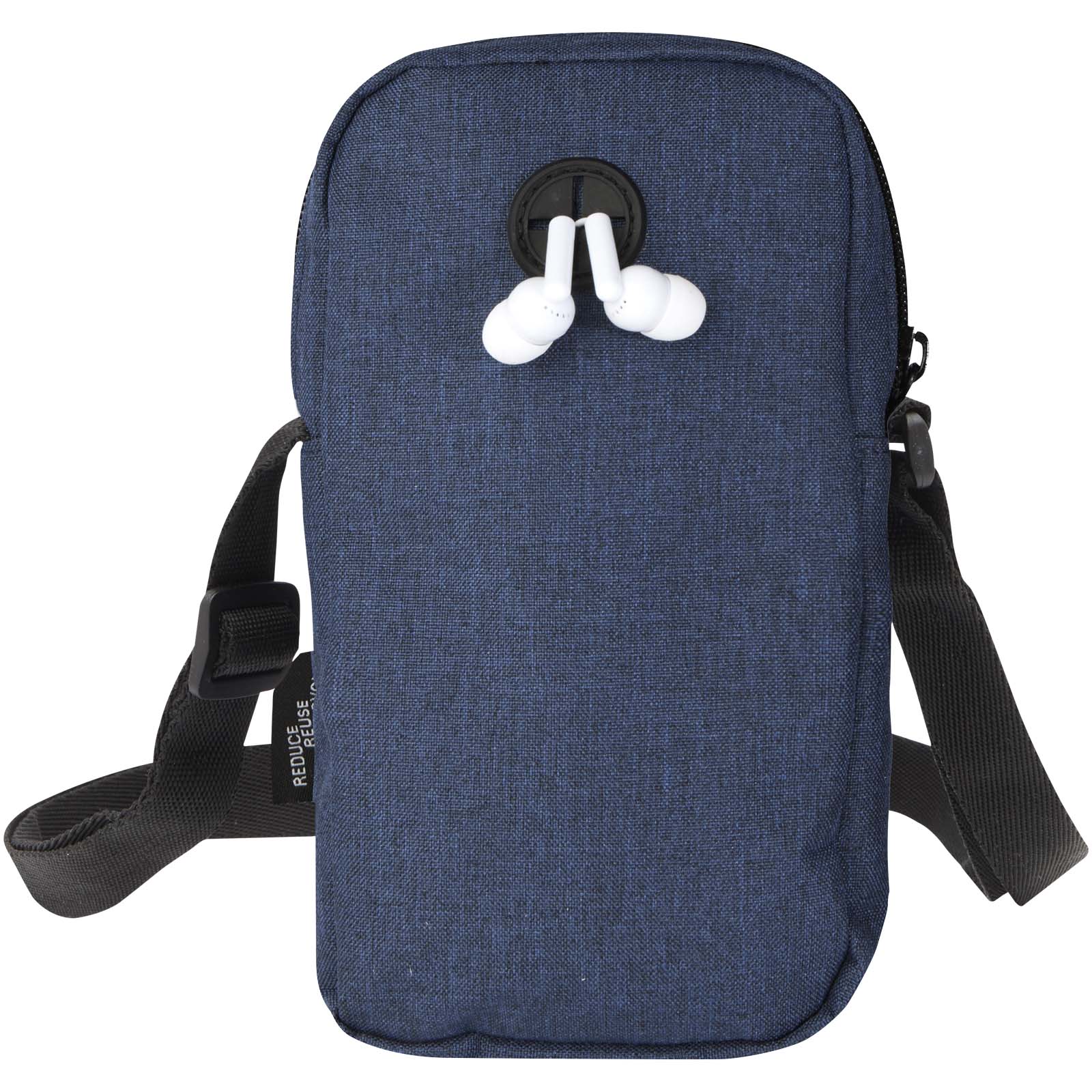 Ross Handytasche aus recyceltem GRS-Material heather navy