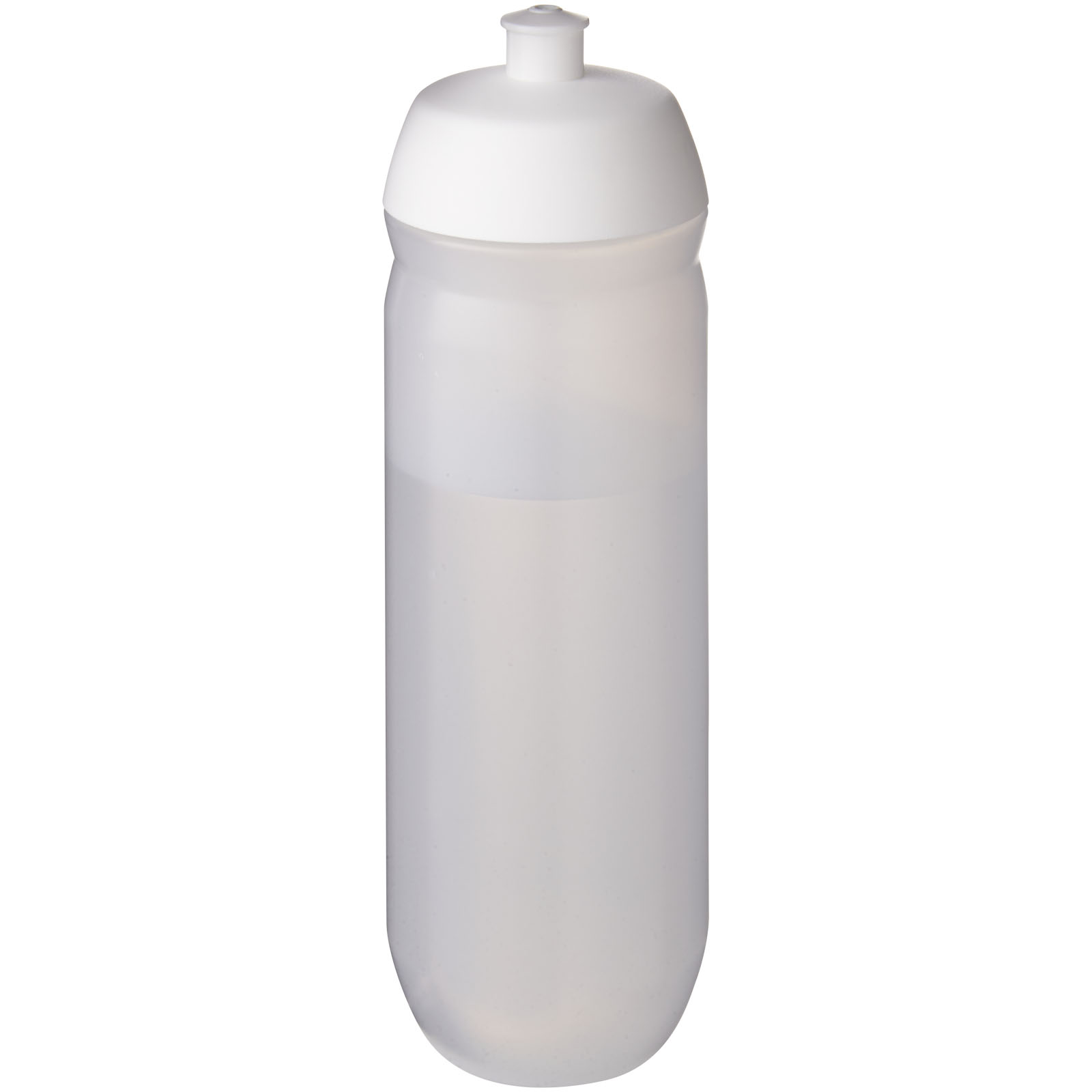 HydroFlex™ Clear 750 ml Squeezy Sportflasche weiss, klar mattiert