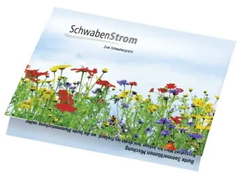 Klappkärtchen Blumenstrauß
