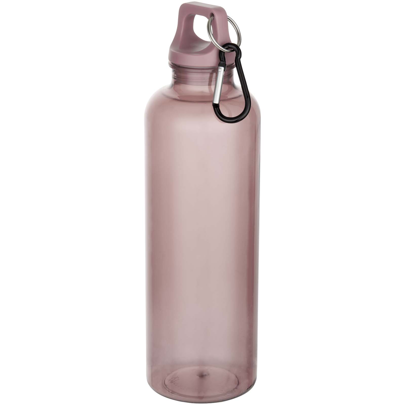 Oregon 750 ml RCS-zertifizierte Trinkflasche aus recyceltem Kunststoff mit Karabinerhaken altrosa
