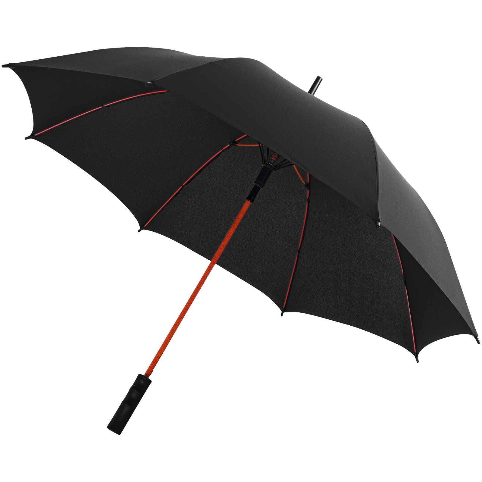 Stark 23" Automatik-Sturmschirm rot, schwarz