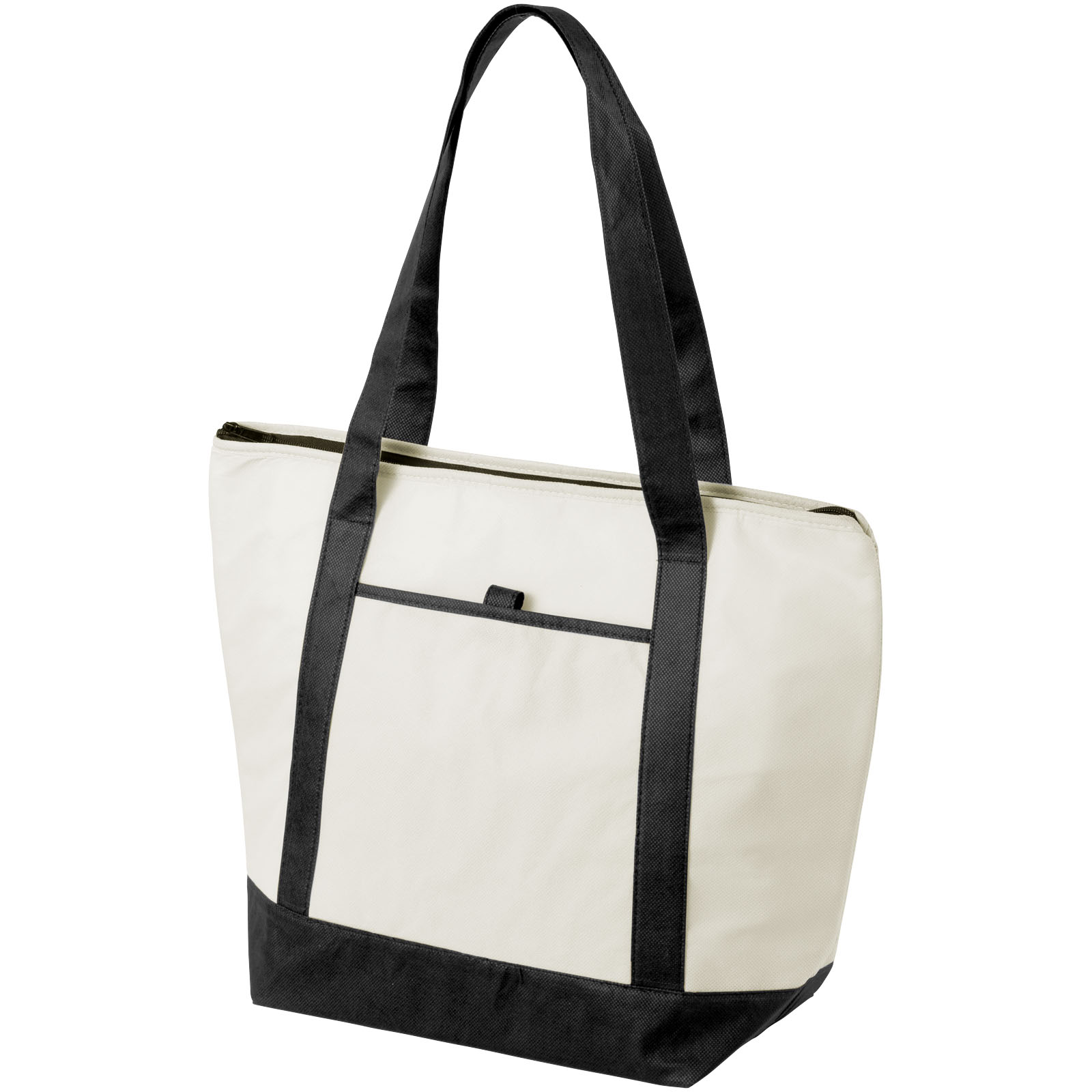 Lighthouse Non Woven Kühltasche 21L natural, schwarz