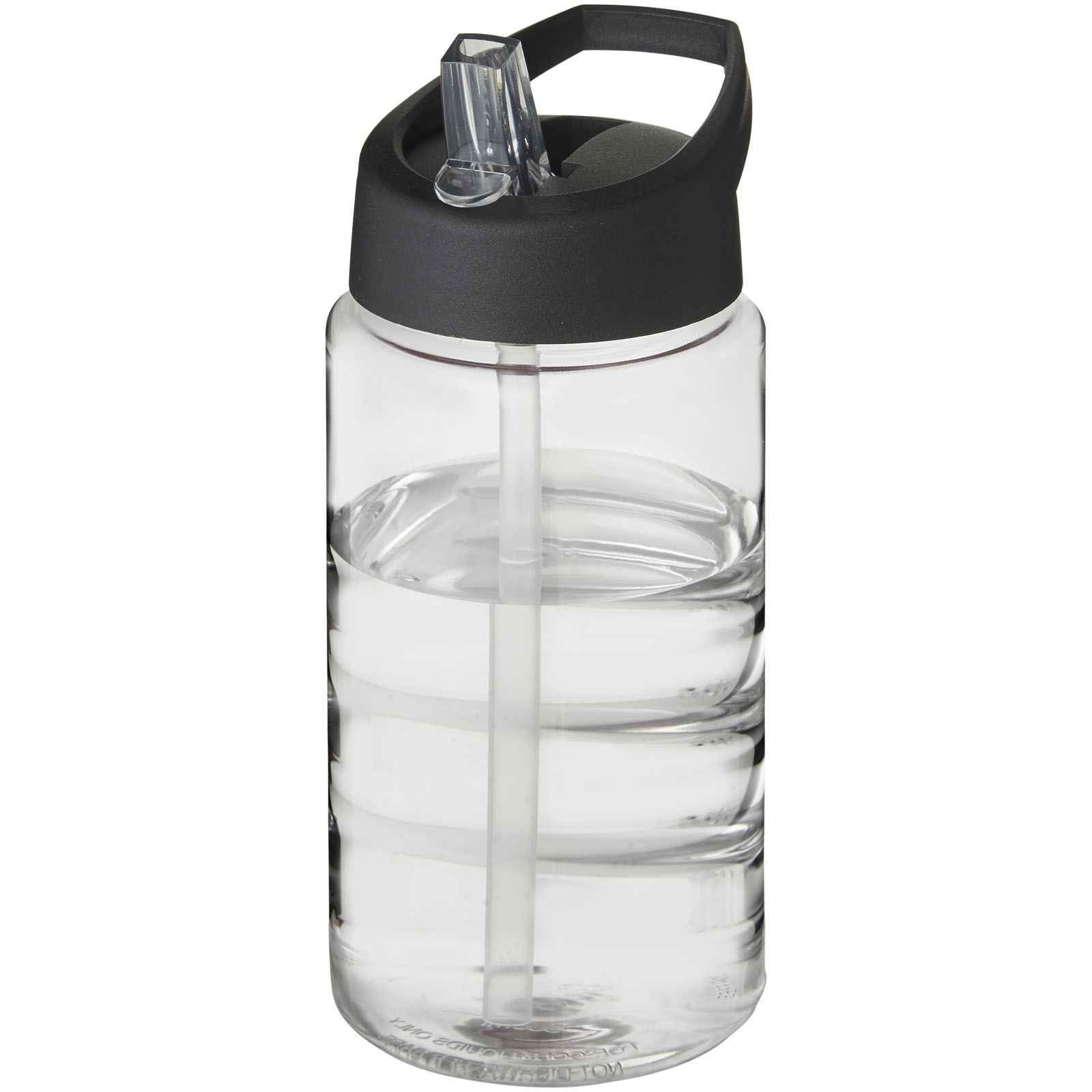 H2O Active® Bop 500 ml Sportflasche mit Ausgussdeckel transparent, schwarz