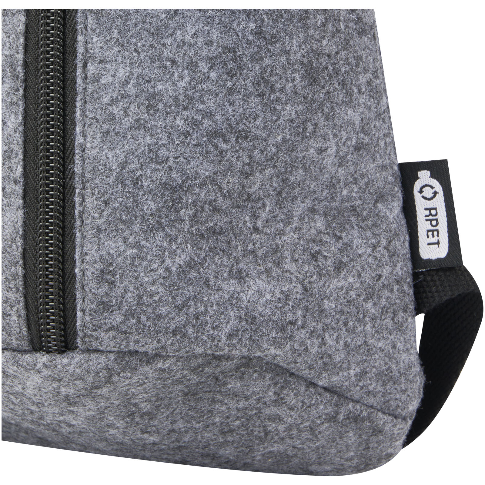 Felta Kühlrucksack aus GRS-recyceltem Filz 7 L mittelgrau
