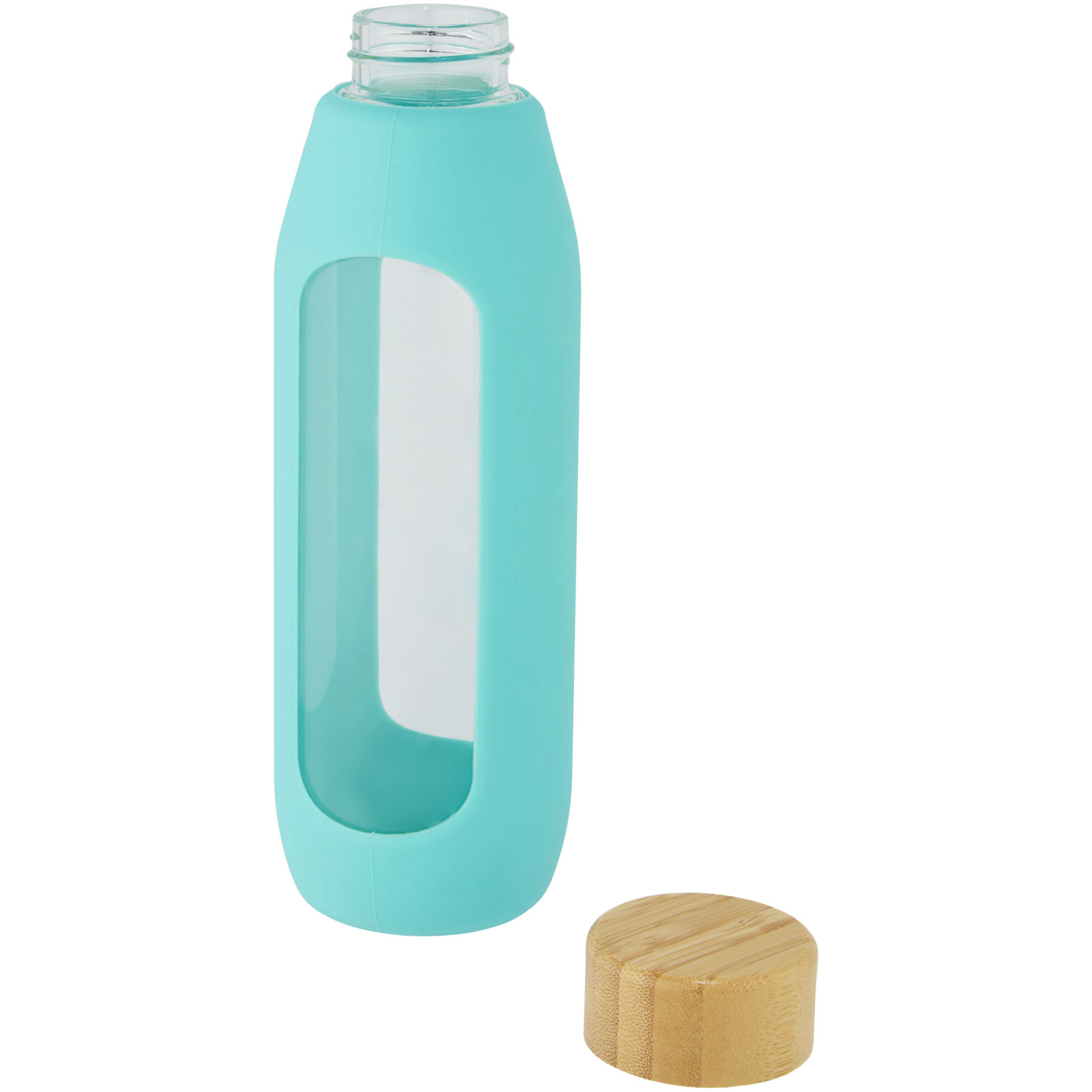 Tidan 600 ml Flasche aus Borosilikatglas mit Silikongriff tide grün