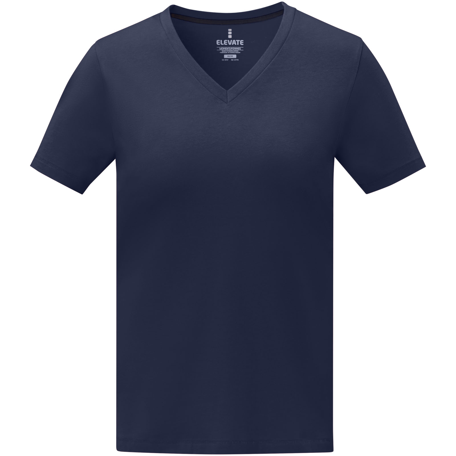 Somoto T-Shirt mit V-Ausschnitt für Damen navy
