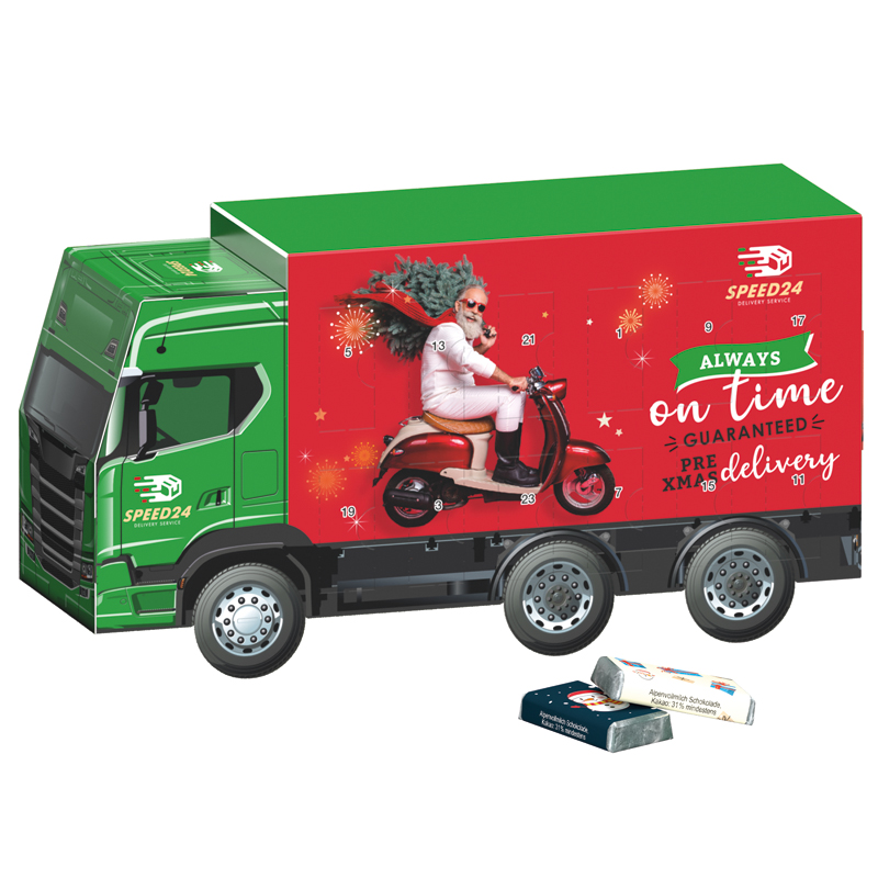 Adventskalender LKW, Sarotti Täfelchen