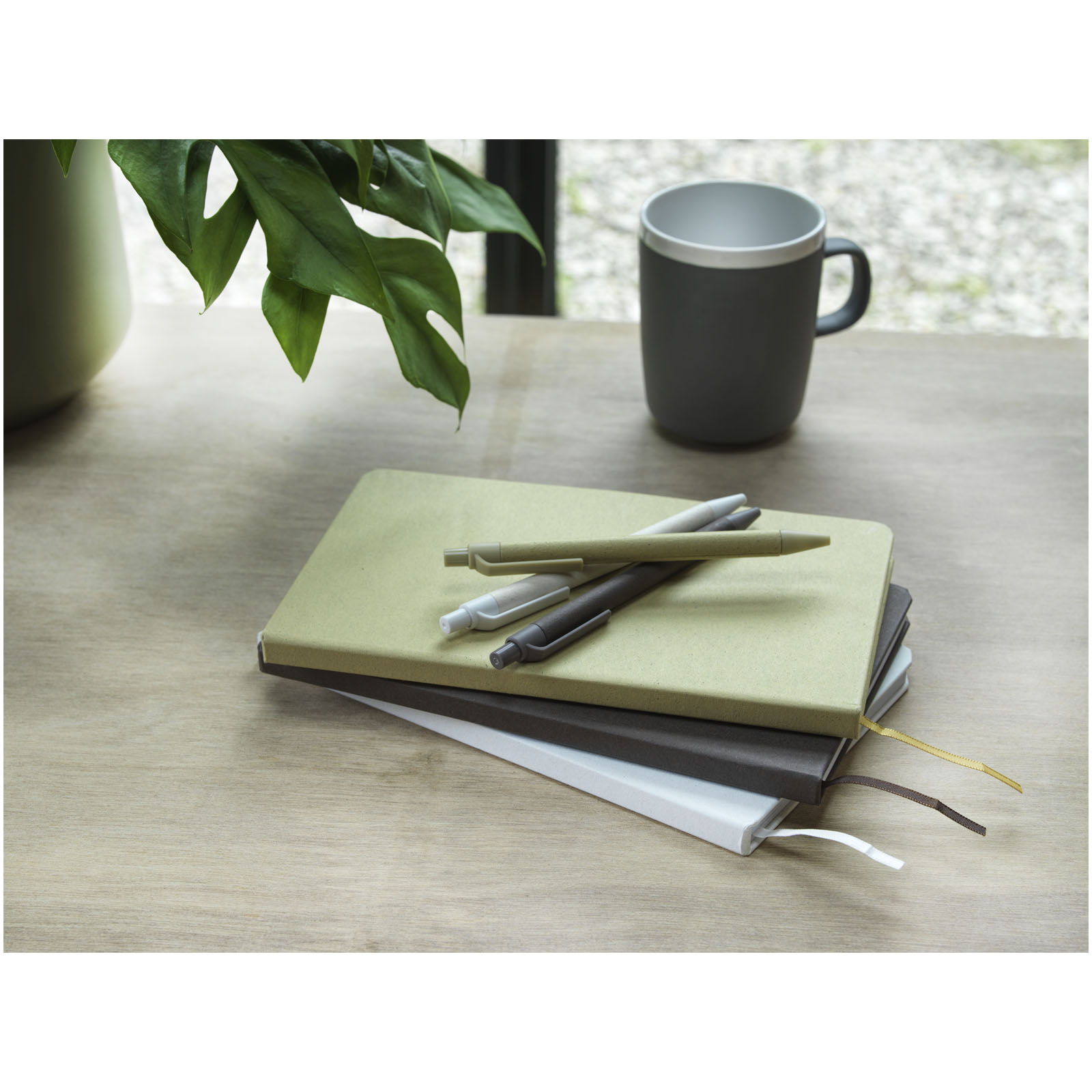 Fabianna Hardcover Notizbuch aus Crush-Papier