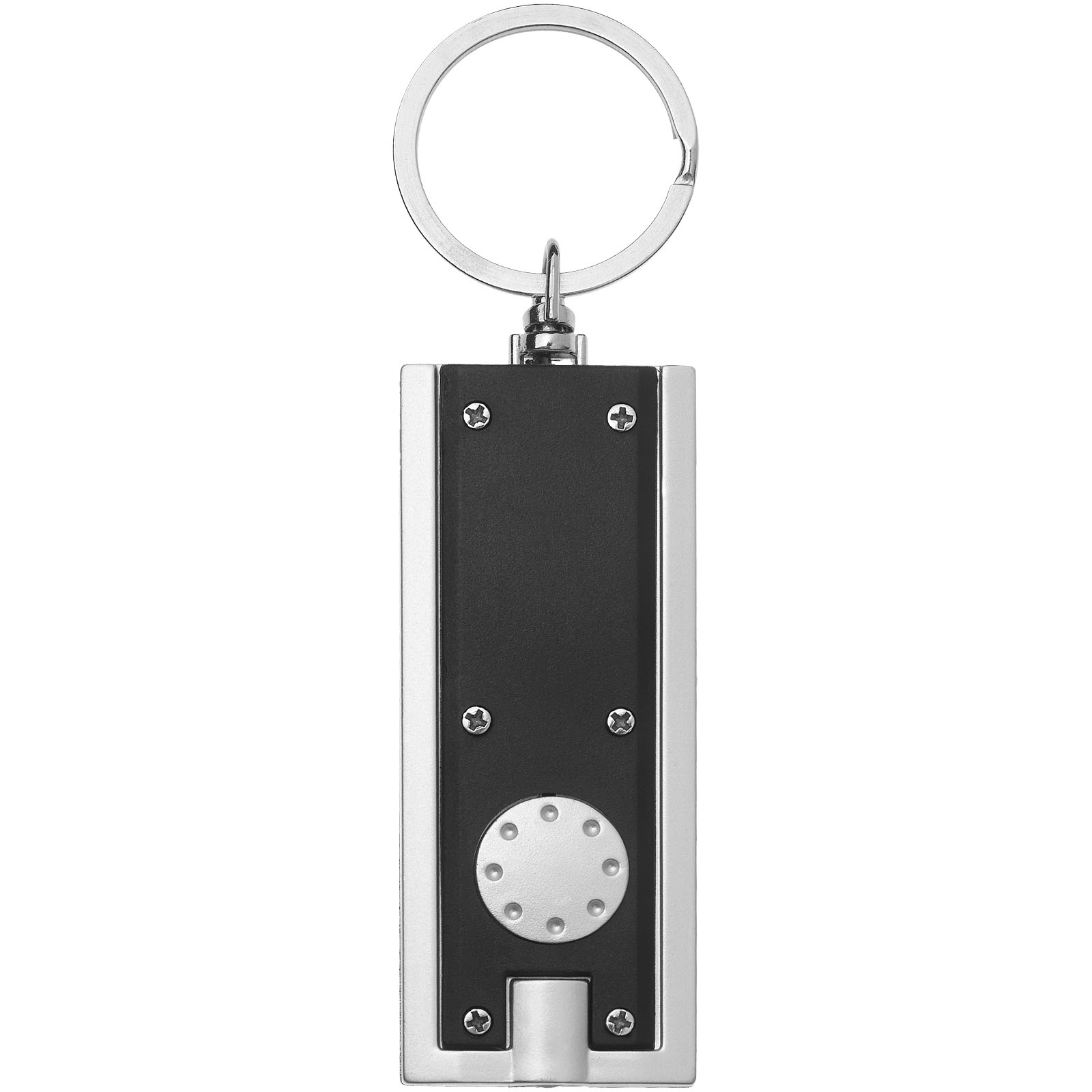 Castor LED-Schlüssellicht schwarz, silber