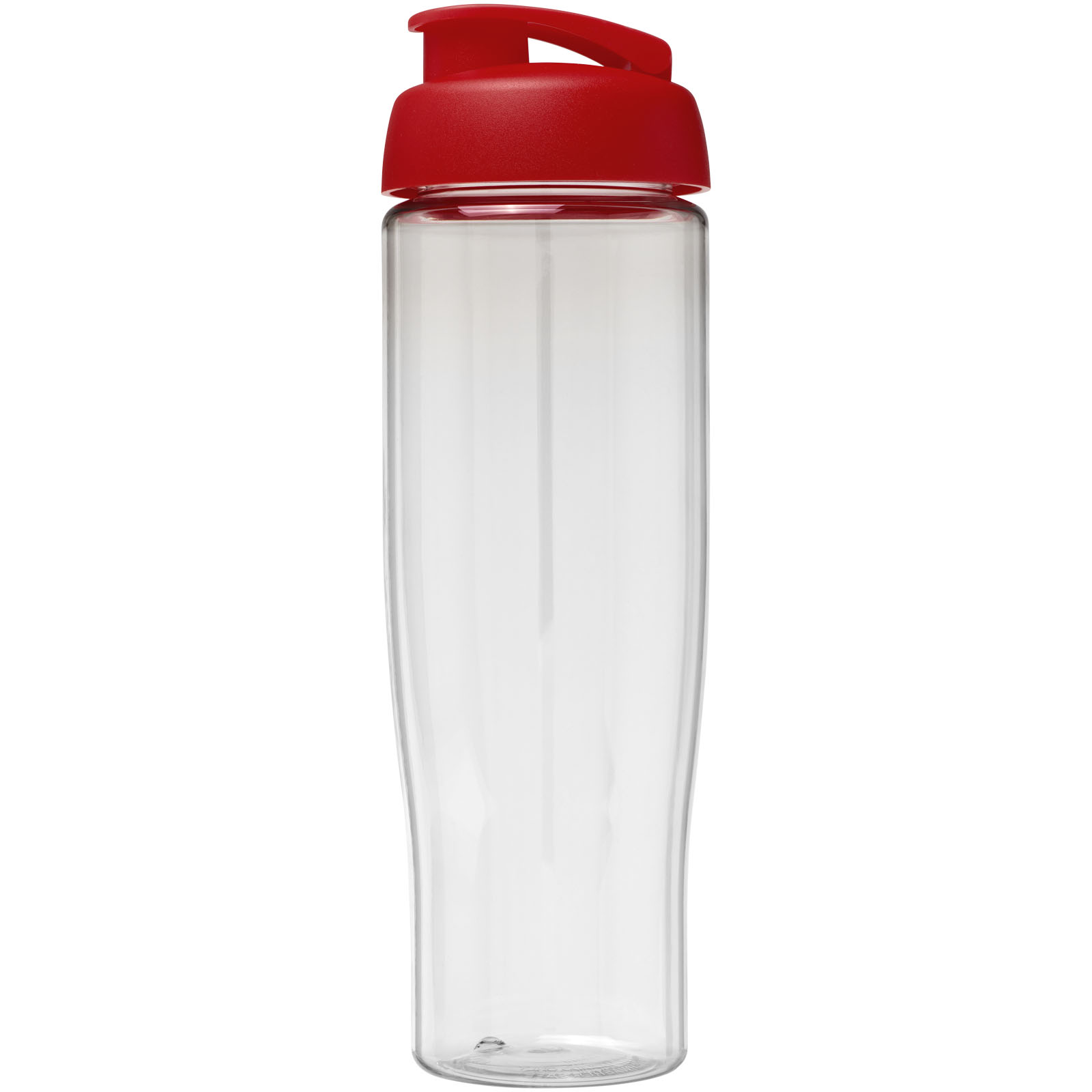 H2O Active® Tempo 700 ml Sportflasche mit Klappdeckel transparent, rot