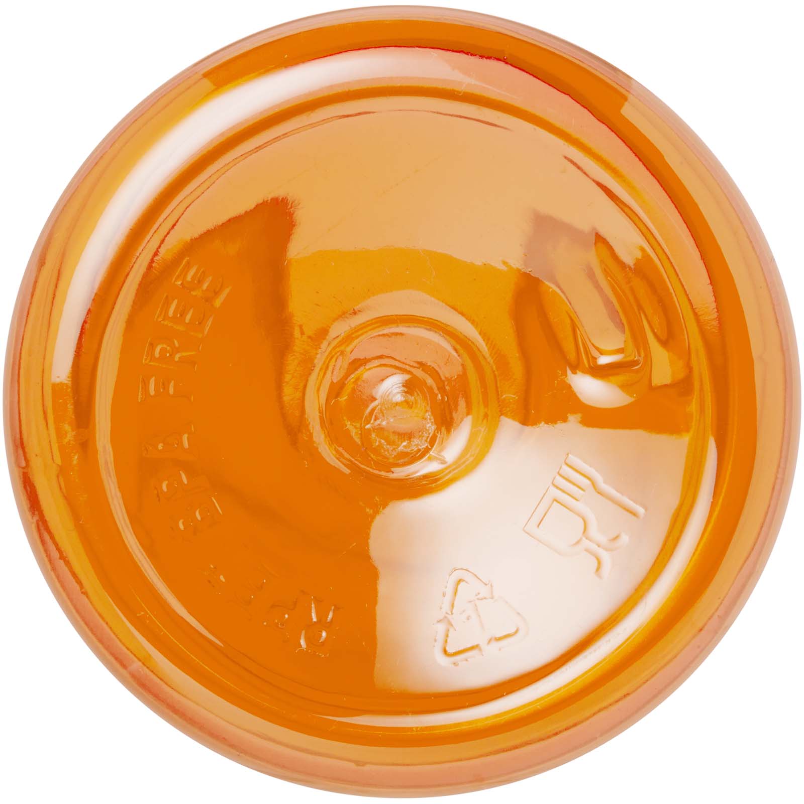 Bodhi 500 ml Sportflasche aus RPET transparent orange