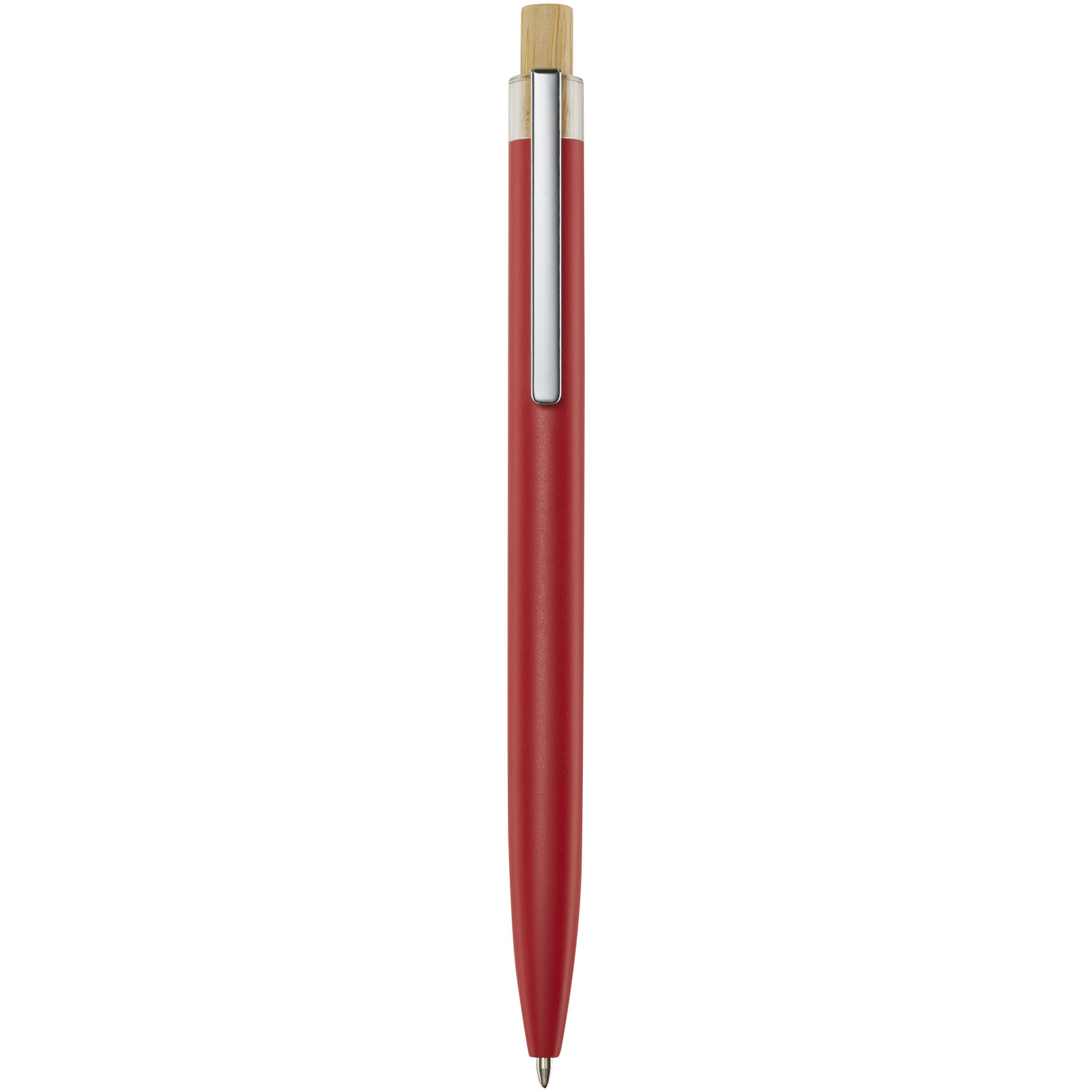 Nooshin Kugelschreiber aus recyceltem Aluminium (blaue Mine) rot