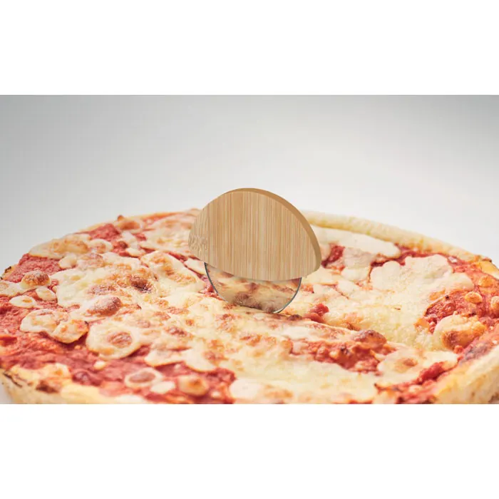 Pizzaschneider Bambus